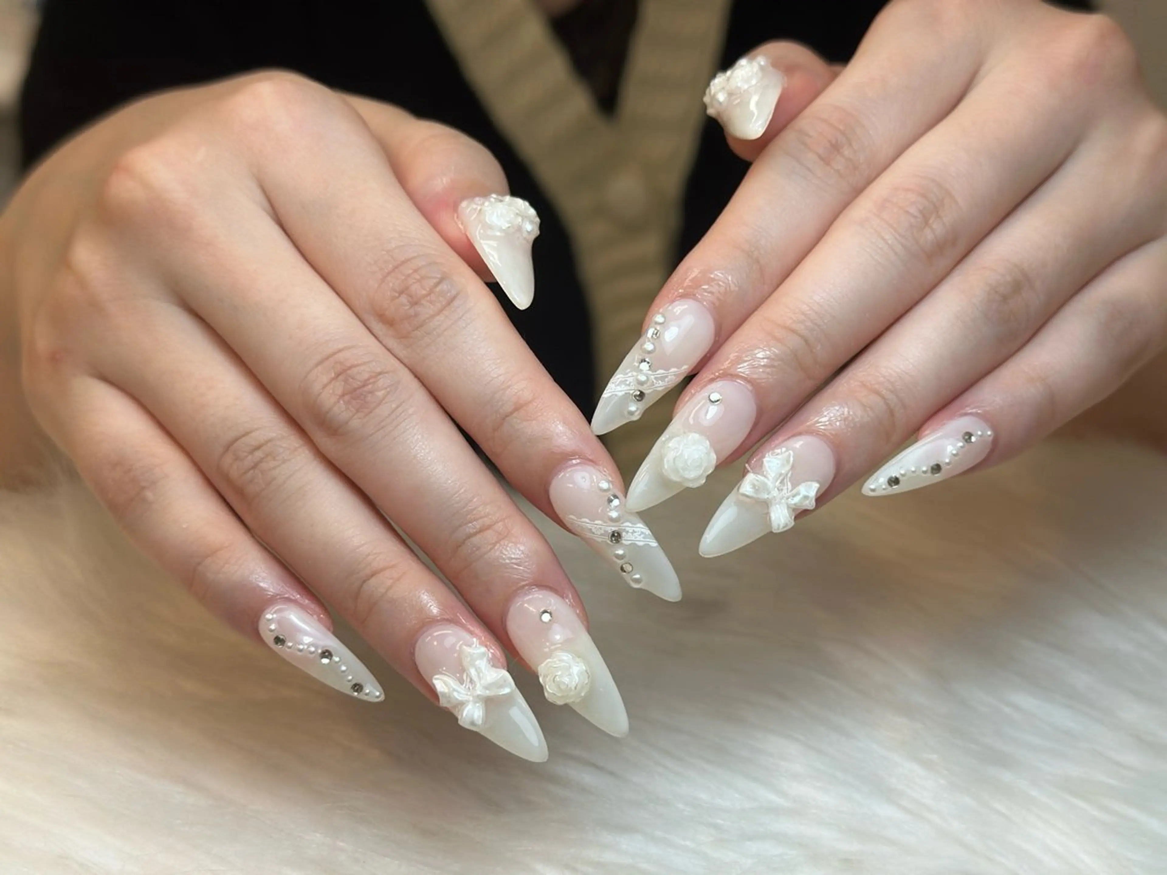 ネイル アートネイル ジェルネイル マグネットネイル ハンドネイル JennNail_ マオのネイルデザイン