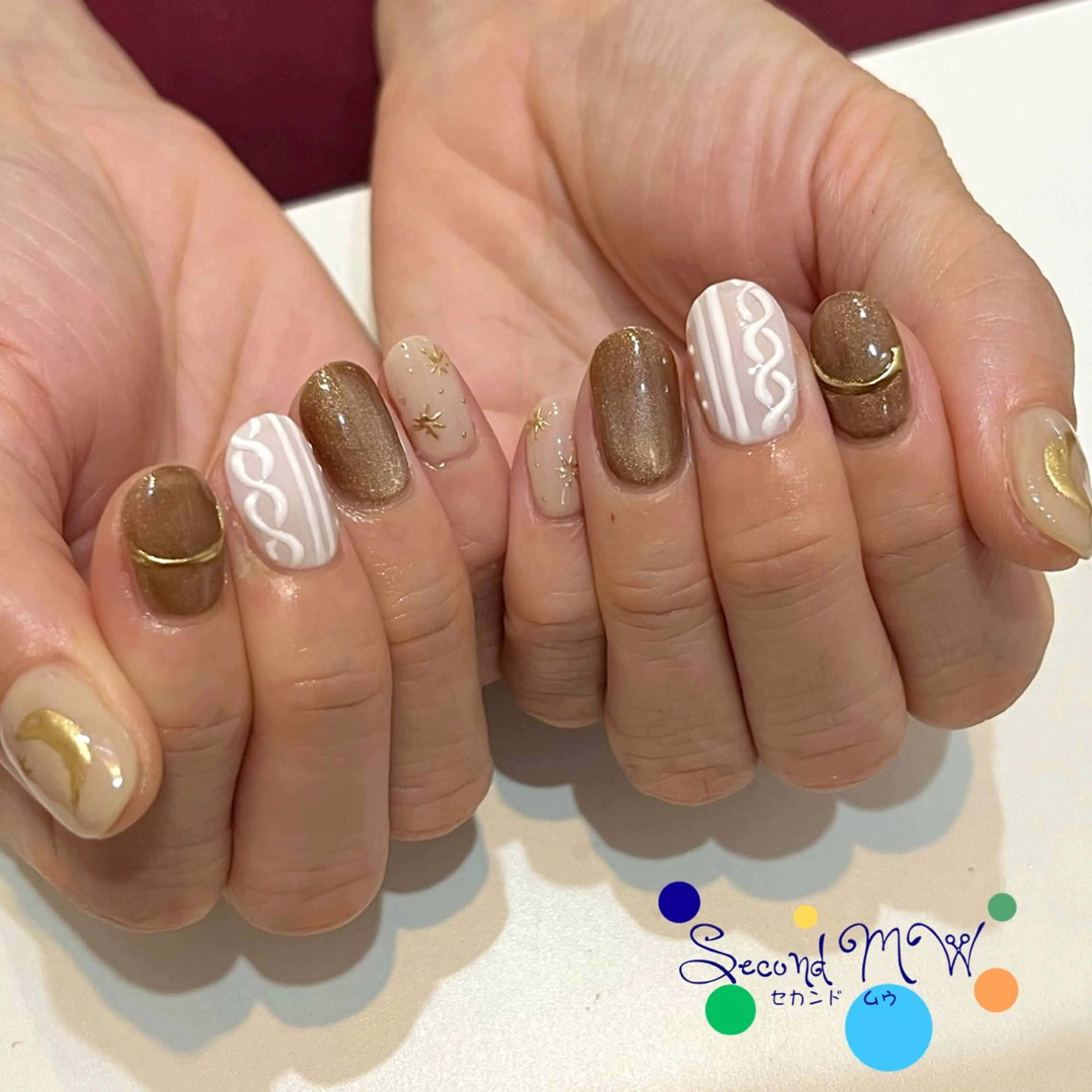 ネイル ハンドネイル SecondMW _nail 　川連のネイルデザイン