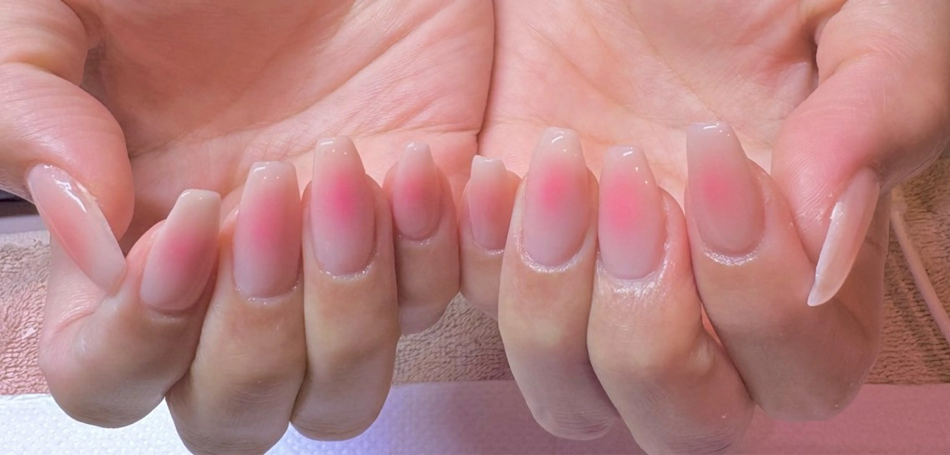 自爪チークネイル※オフありの写真