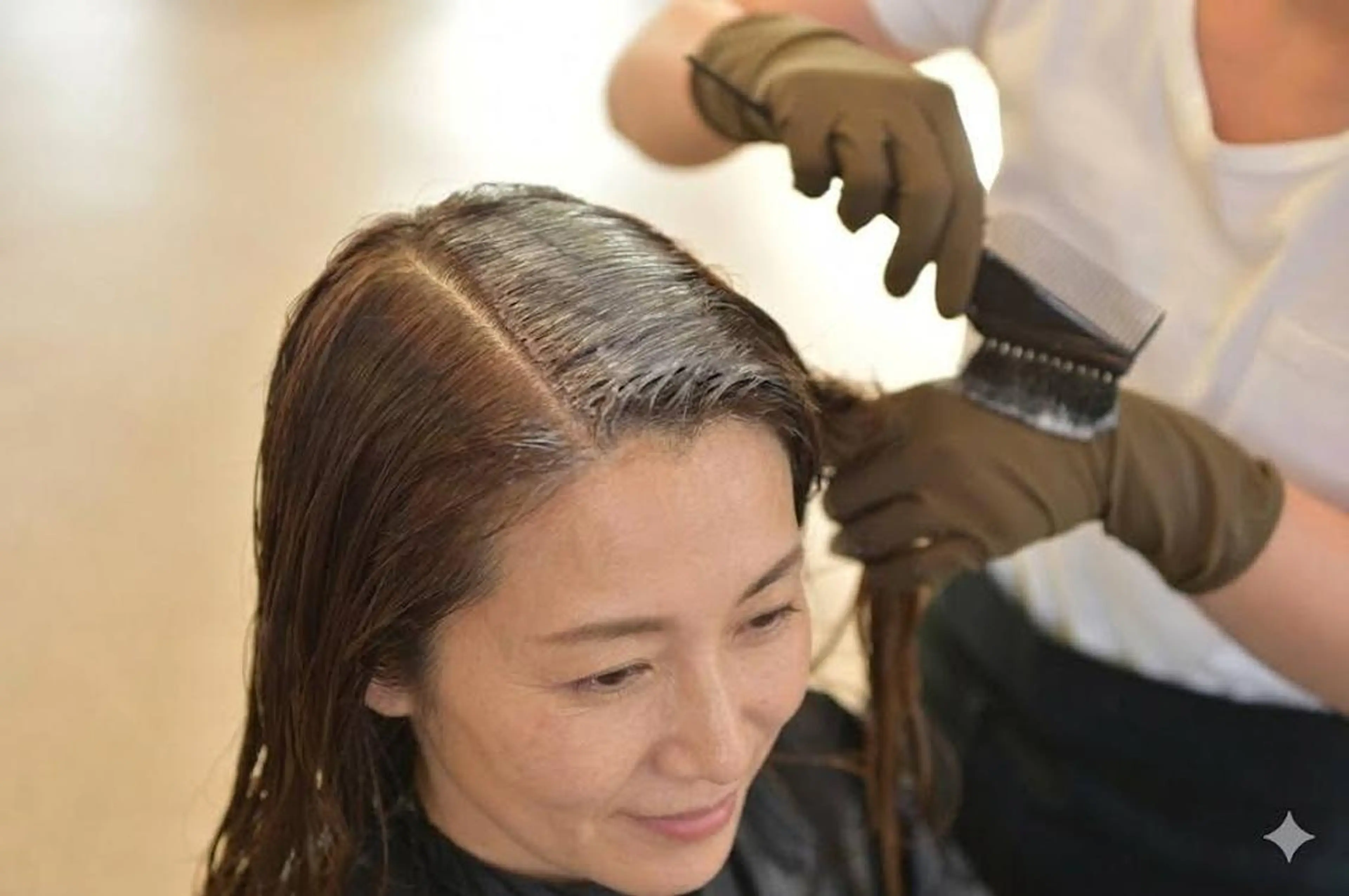 【本日限定メニュー】⭐️ロージアミン白髪染めカラー（リタッチ）3000円★⭐※当日のみでご予約お願い致しますの写真