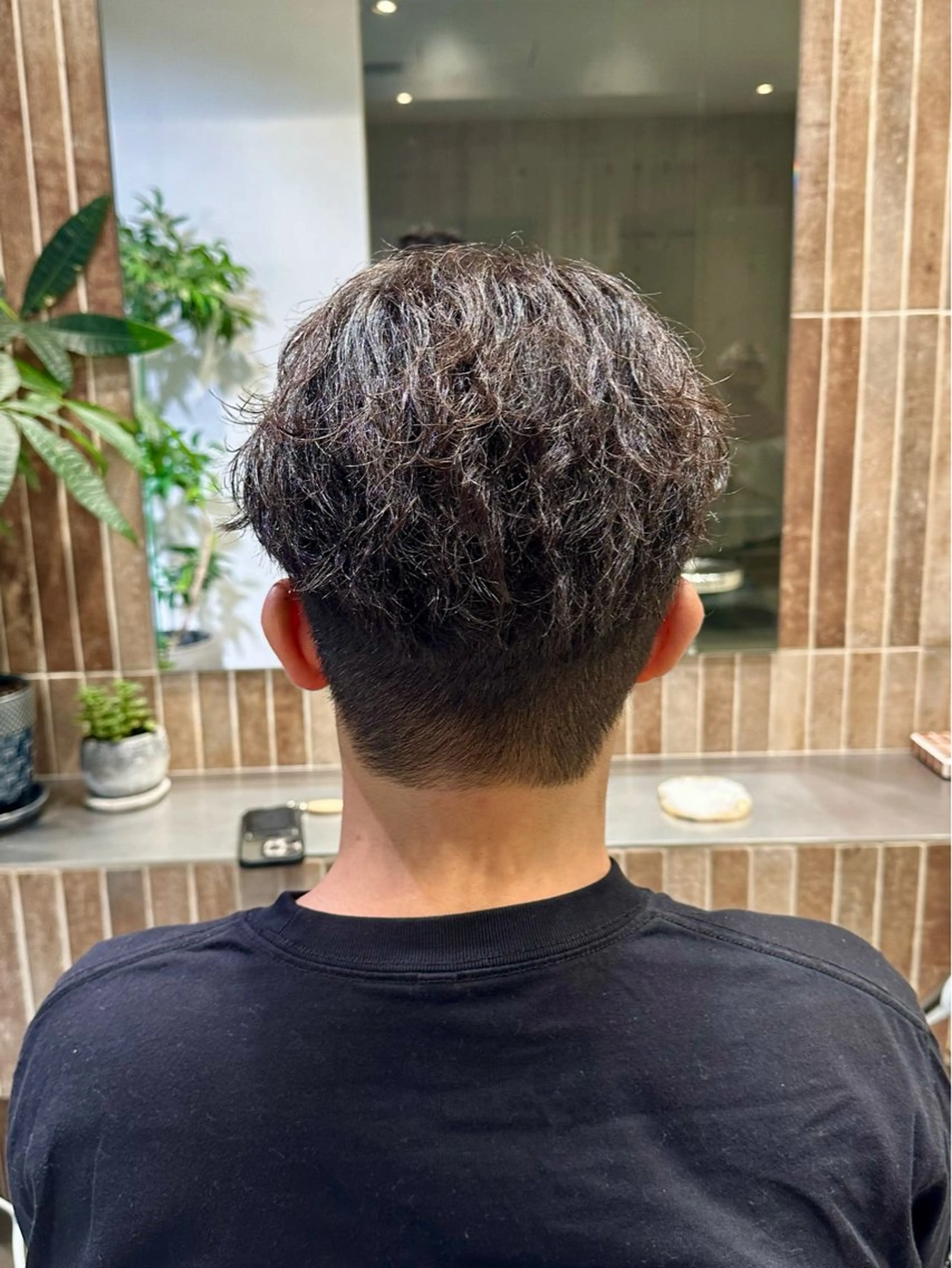 ショート パーマ メンズ カット パーマ 横浜/メンズ特化/ Farbe/田中颯斗のヘアスタイル