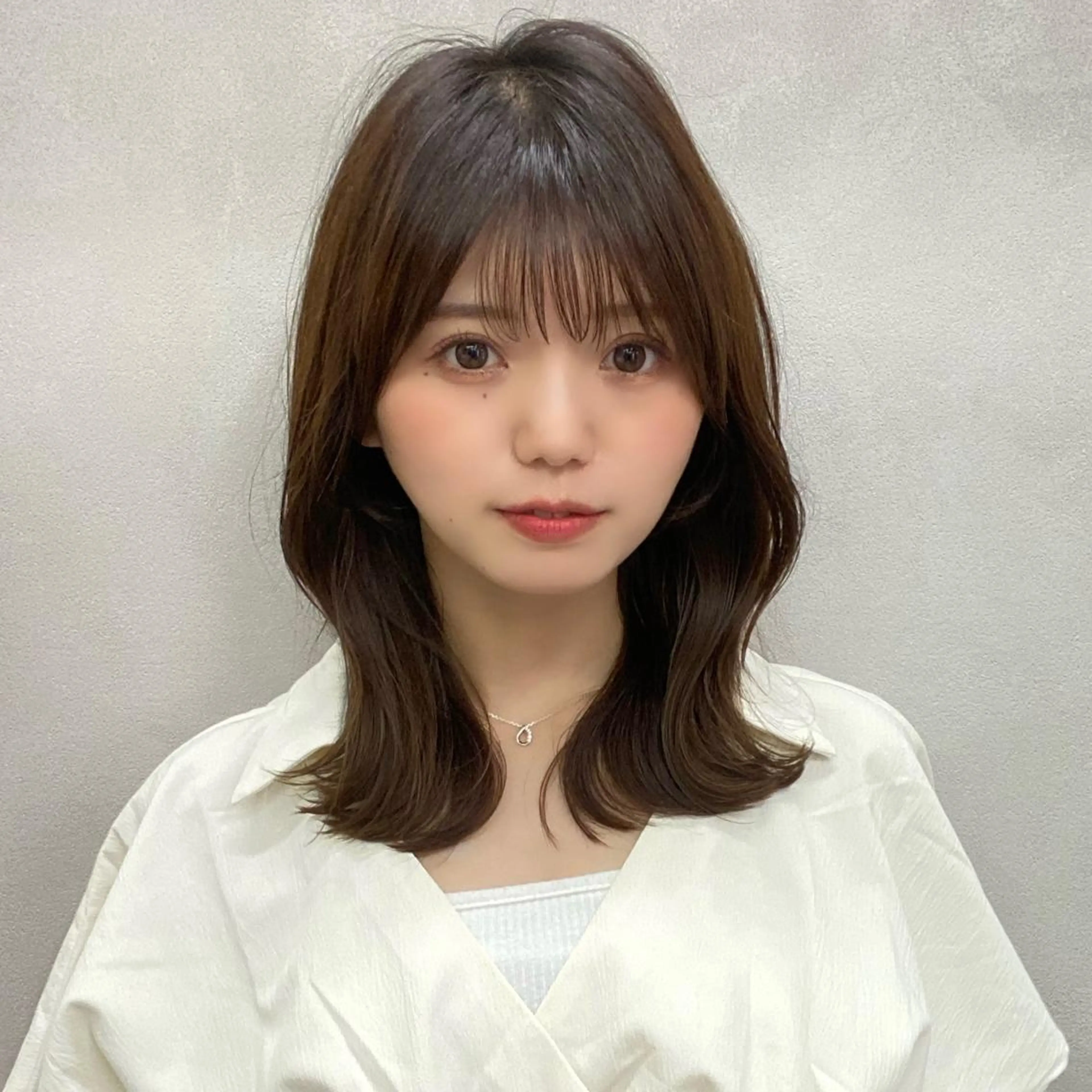 ミディアム 似合わせカット てーと /レイヤーカットのヘアスタイル