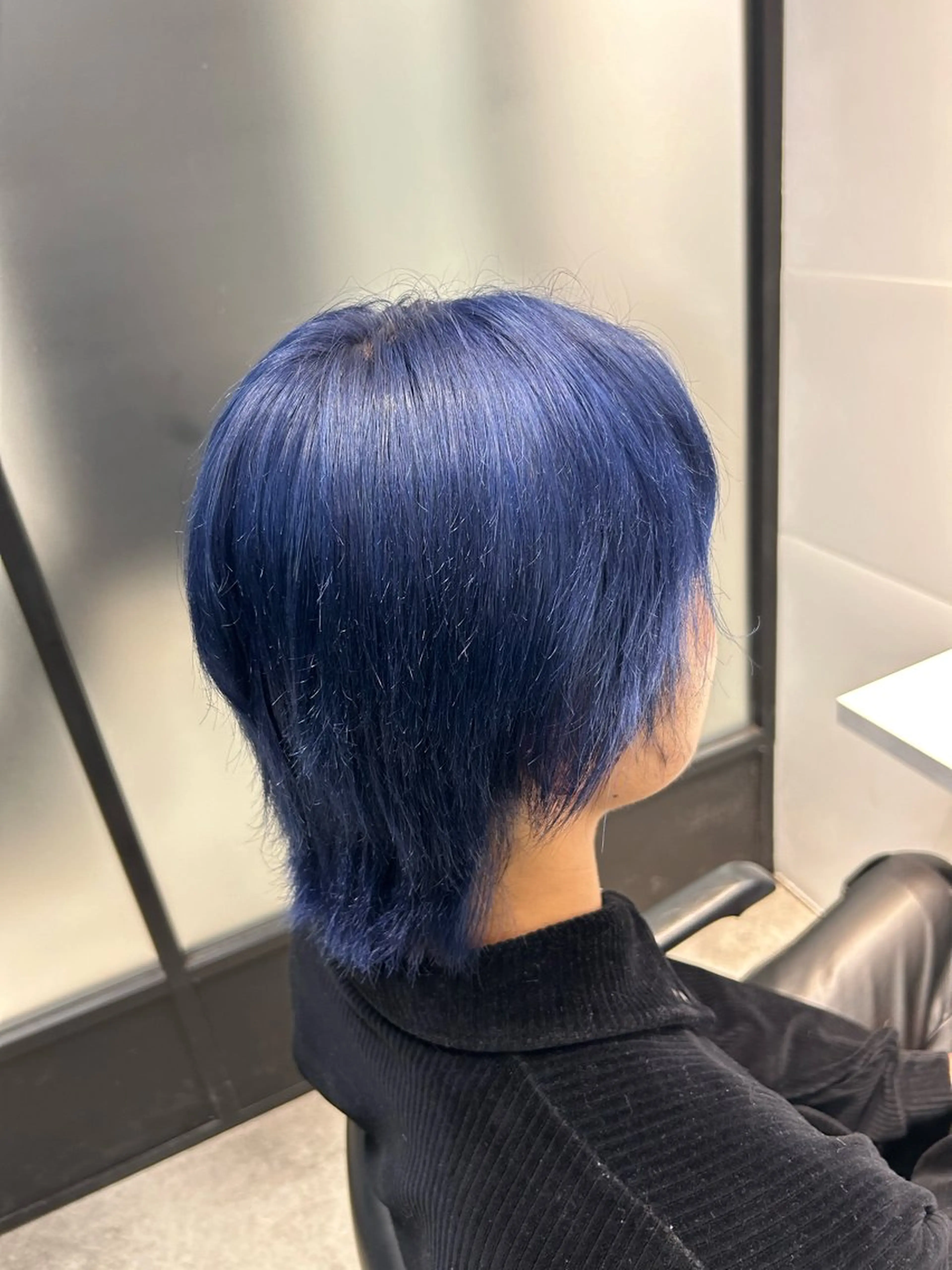 カラー メンズ ブルーカラー シルバー 渋谷メンズヘア/ 加藤優一のヘアスタイル