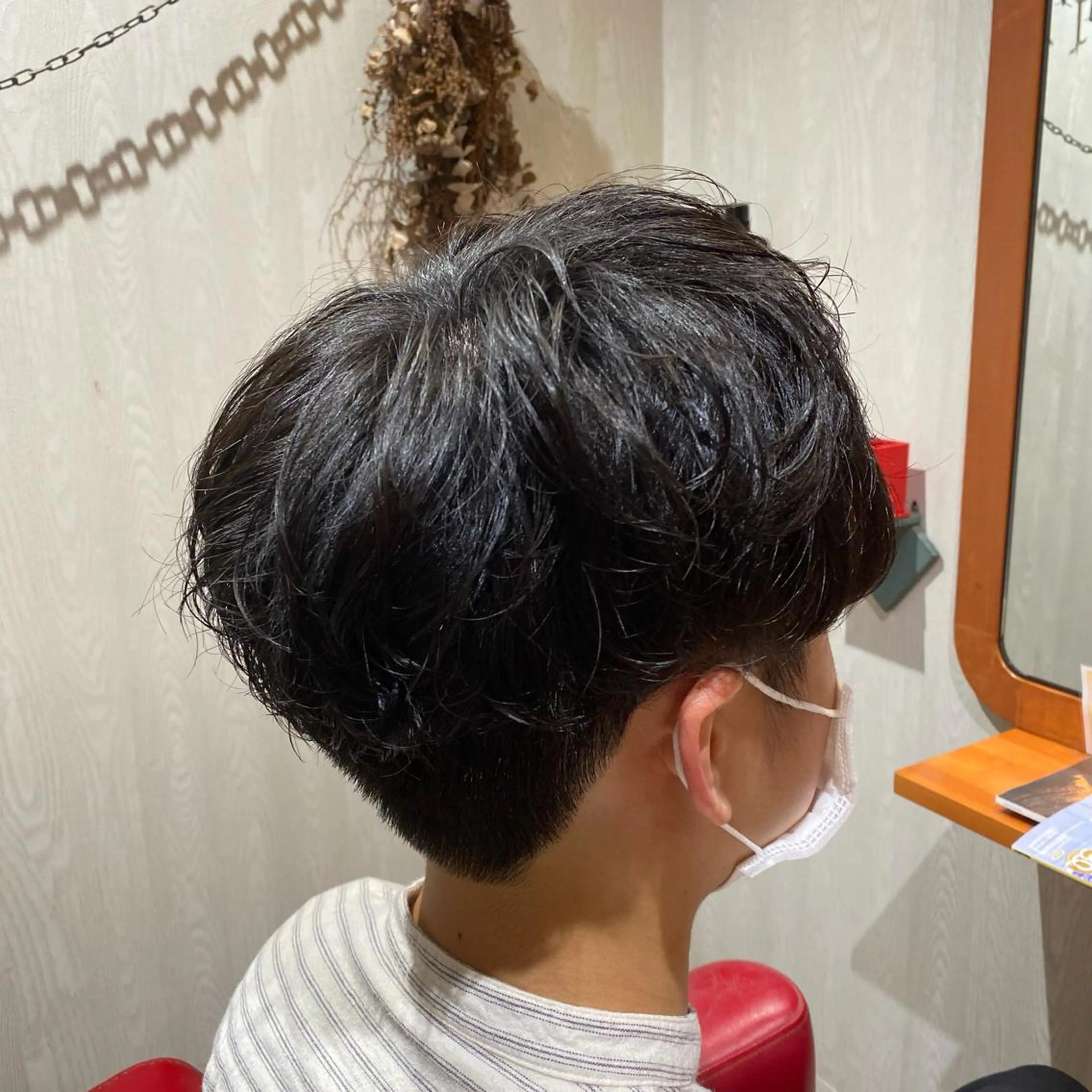 パーマ メンズ 木宮 美緒のヘアスタイル