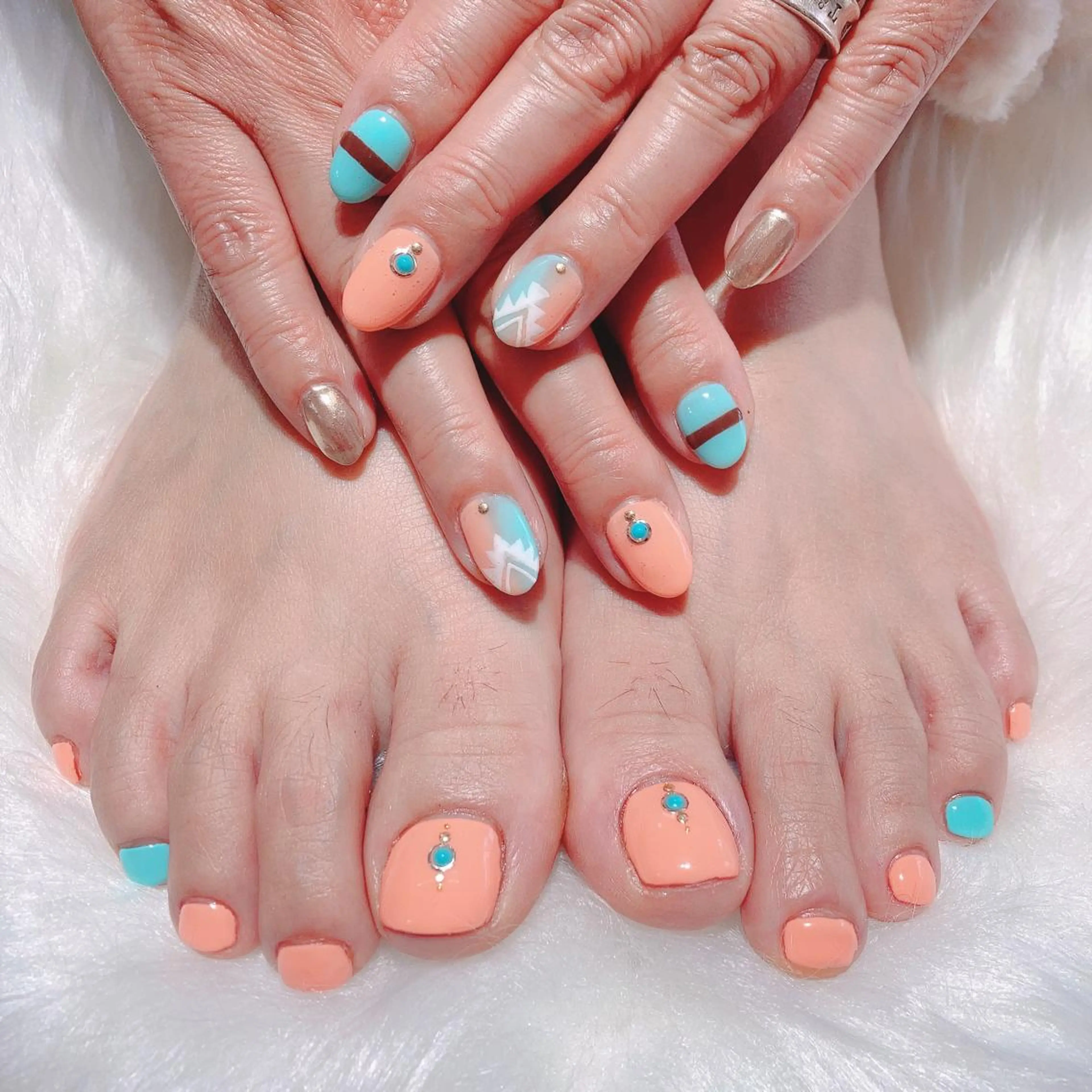 ネイル Nail×Lani 深爪矯正対応◎のネイルデザイン