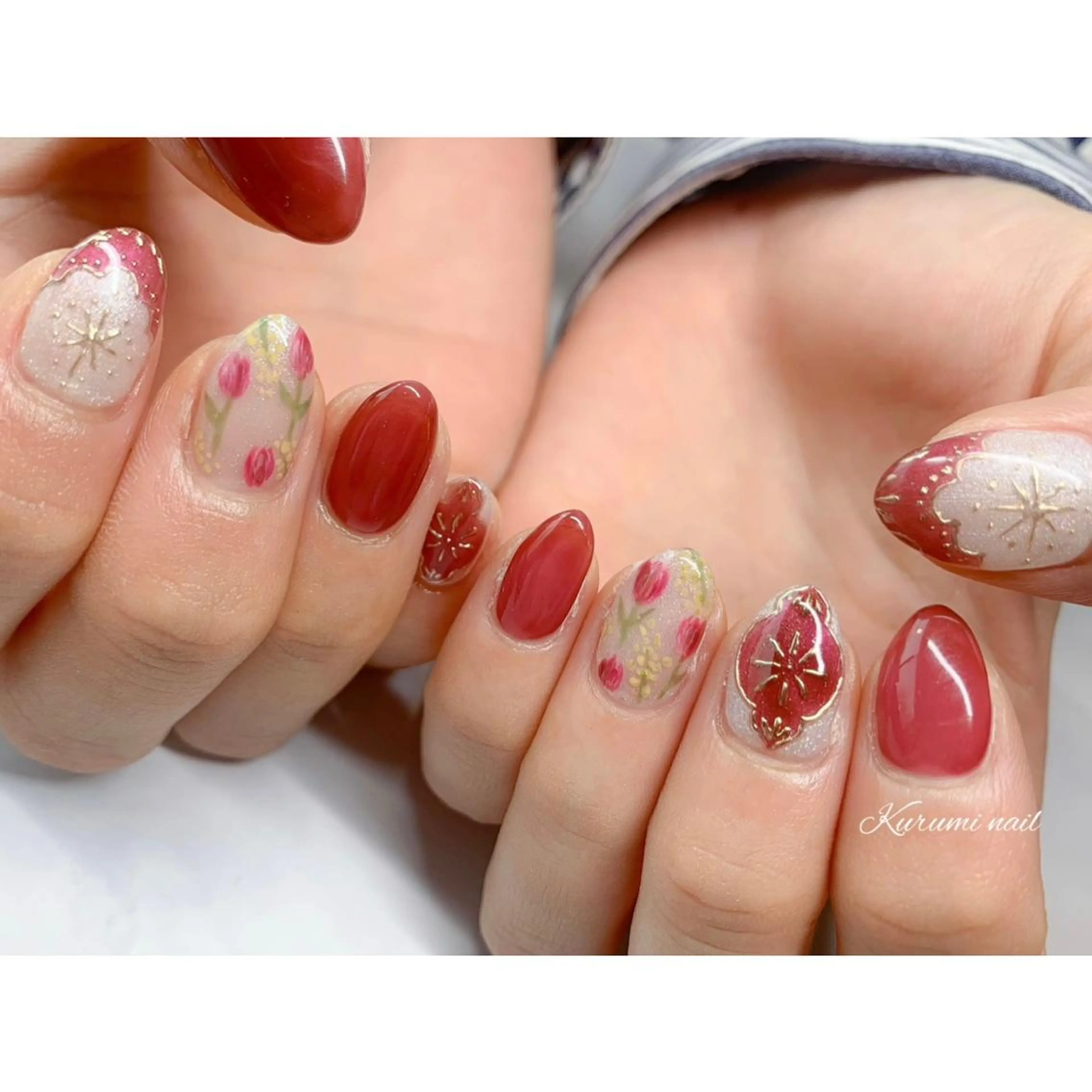 ネイル ハンドネイル Maison noyerのネイルデザイン