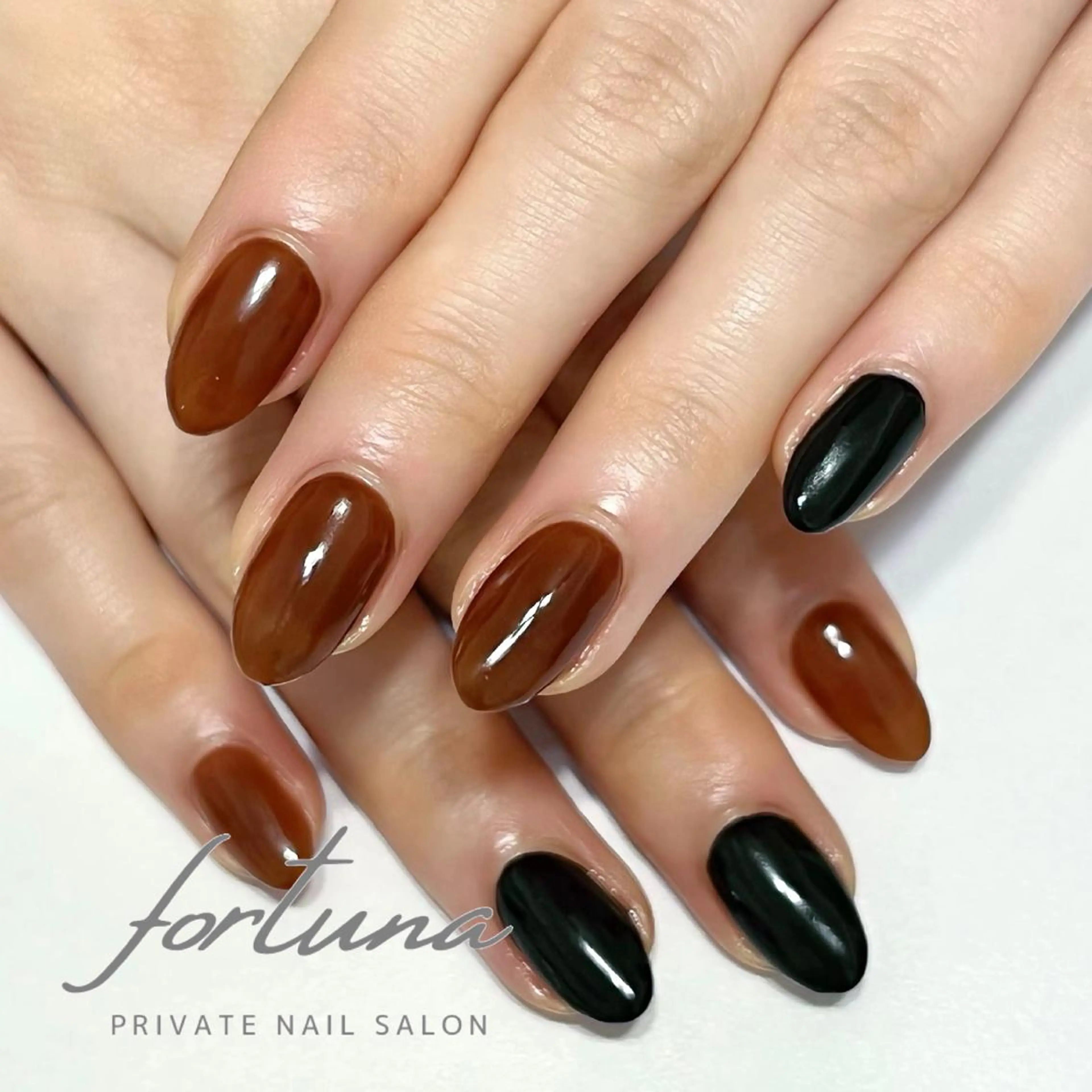 ネイル ワンカラーネイル fortuna 武藤裕美のネイルデザイン