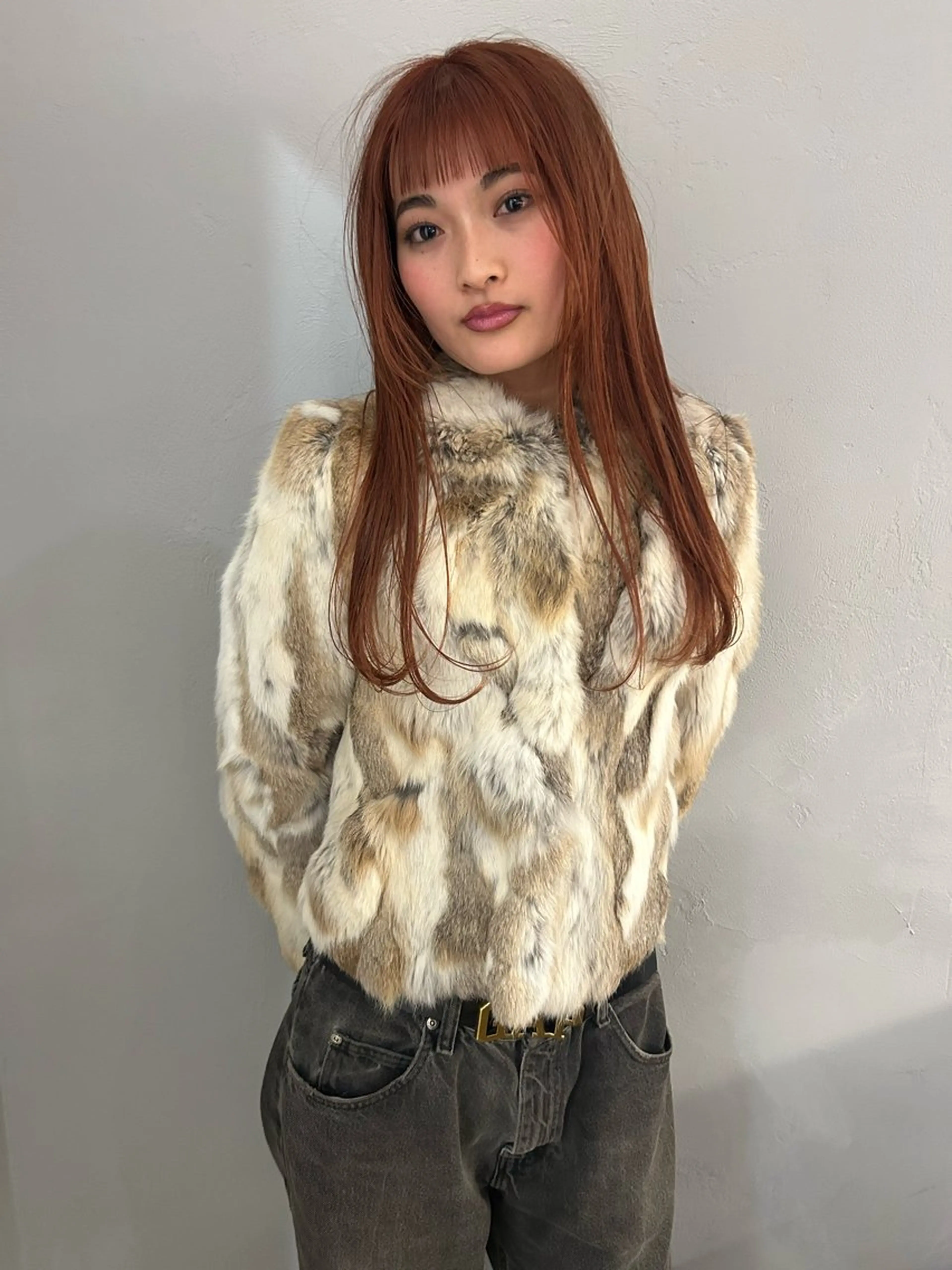 ロング カラー ヘアカラー トリートメント ケアパーマ/ケアブリ ーチdaisukeのヘアスタイル