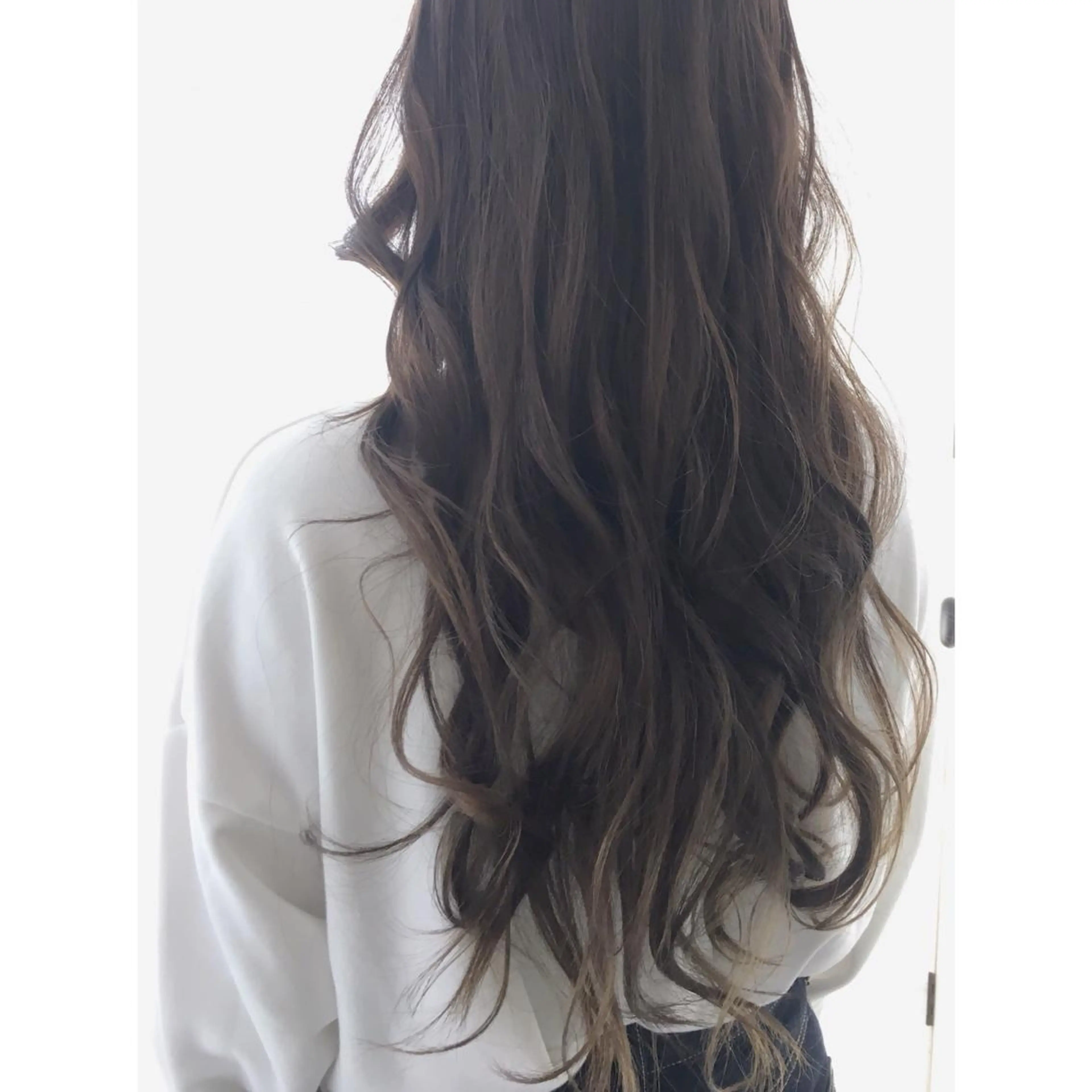 ロング カラー カット ヘアカラー fio マナミのヘアスタイル