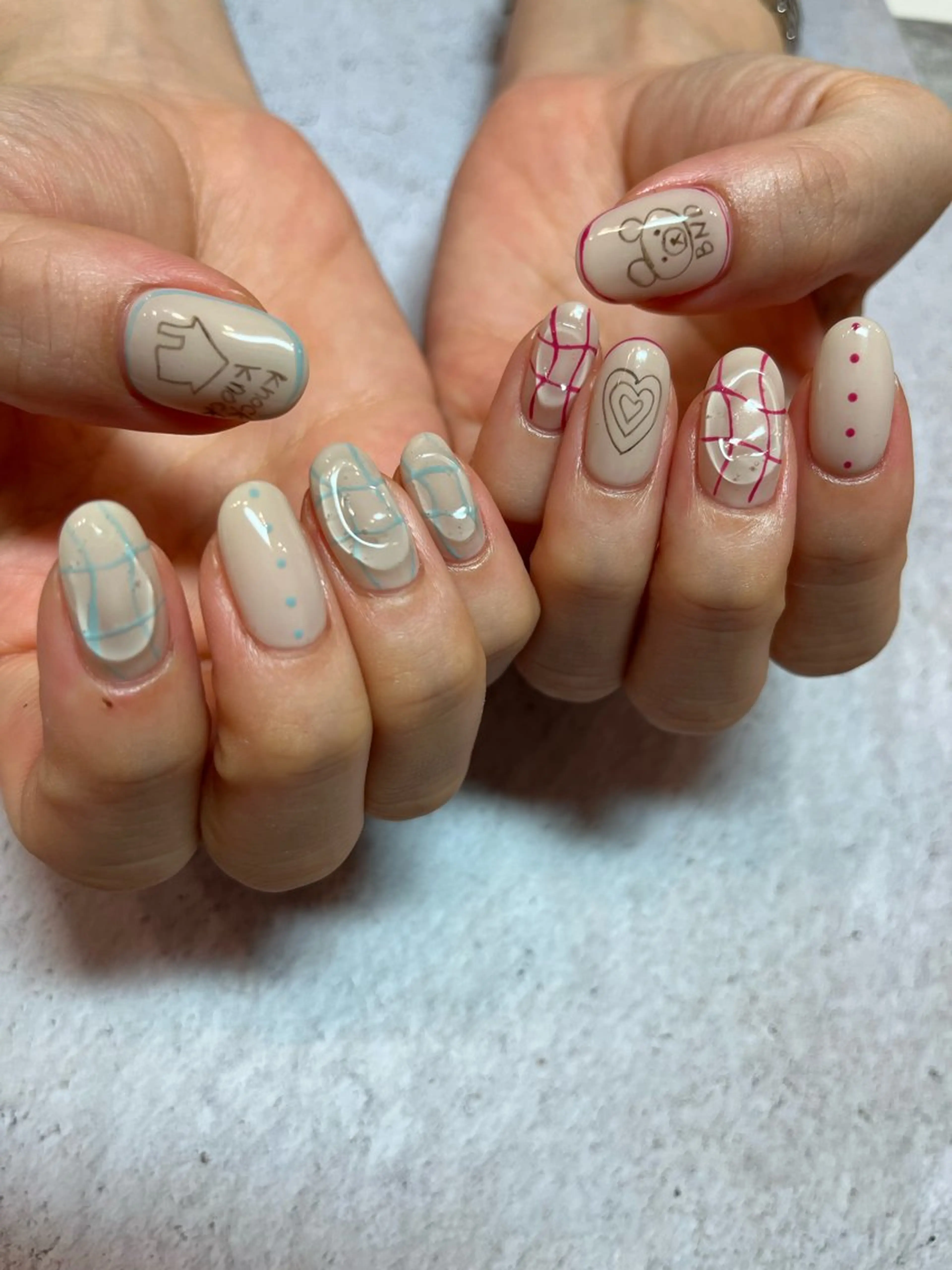 ネイル ハンドネイル 【LINON】 airiのネイルデザイン