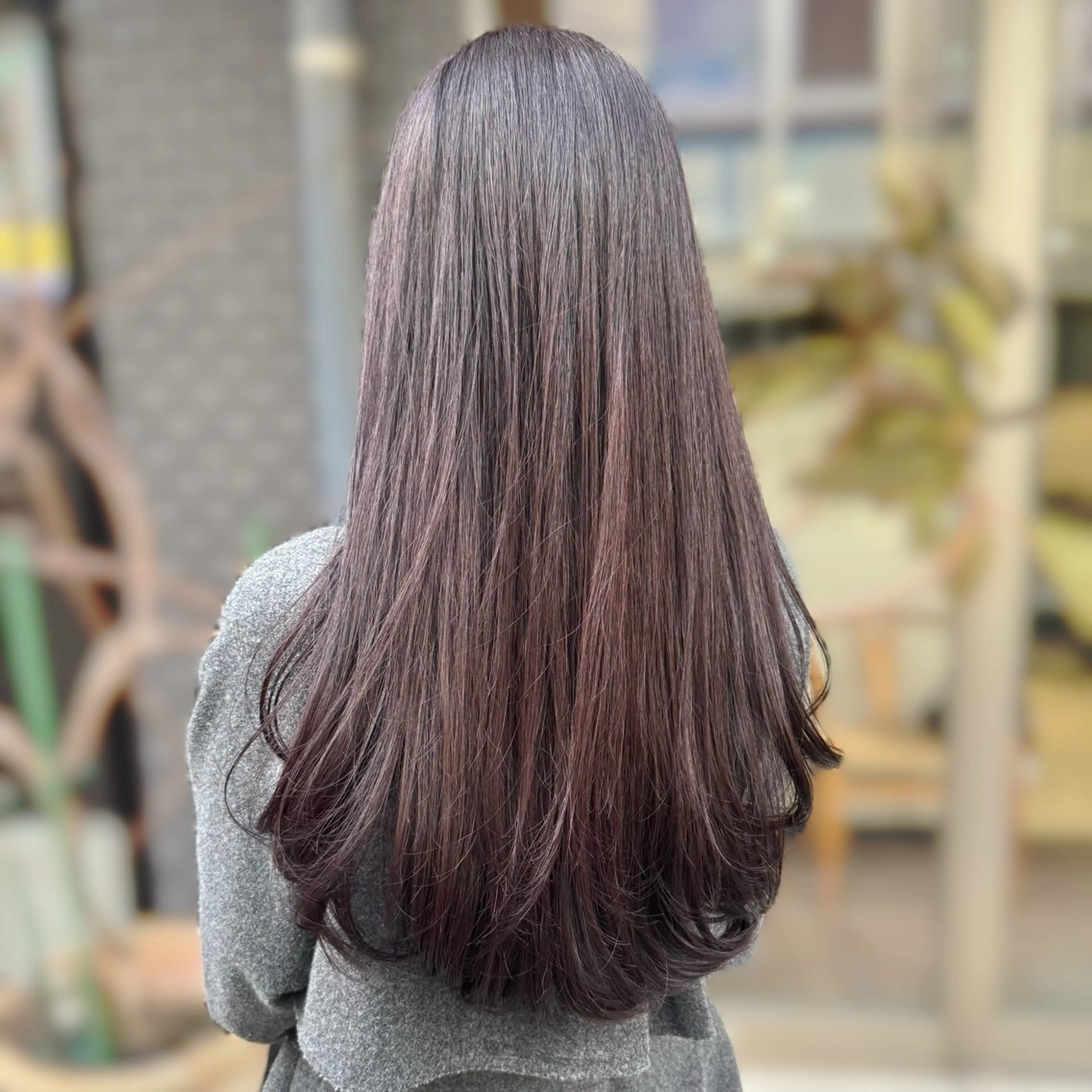 ロング カラー カット ヘアカラー トリートメント ブリーチなしカラー kana🐱のヘアスタイル