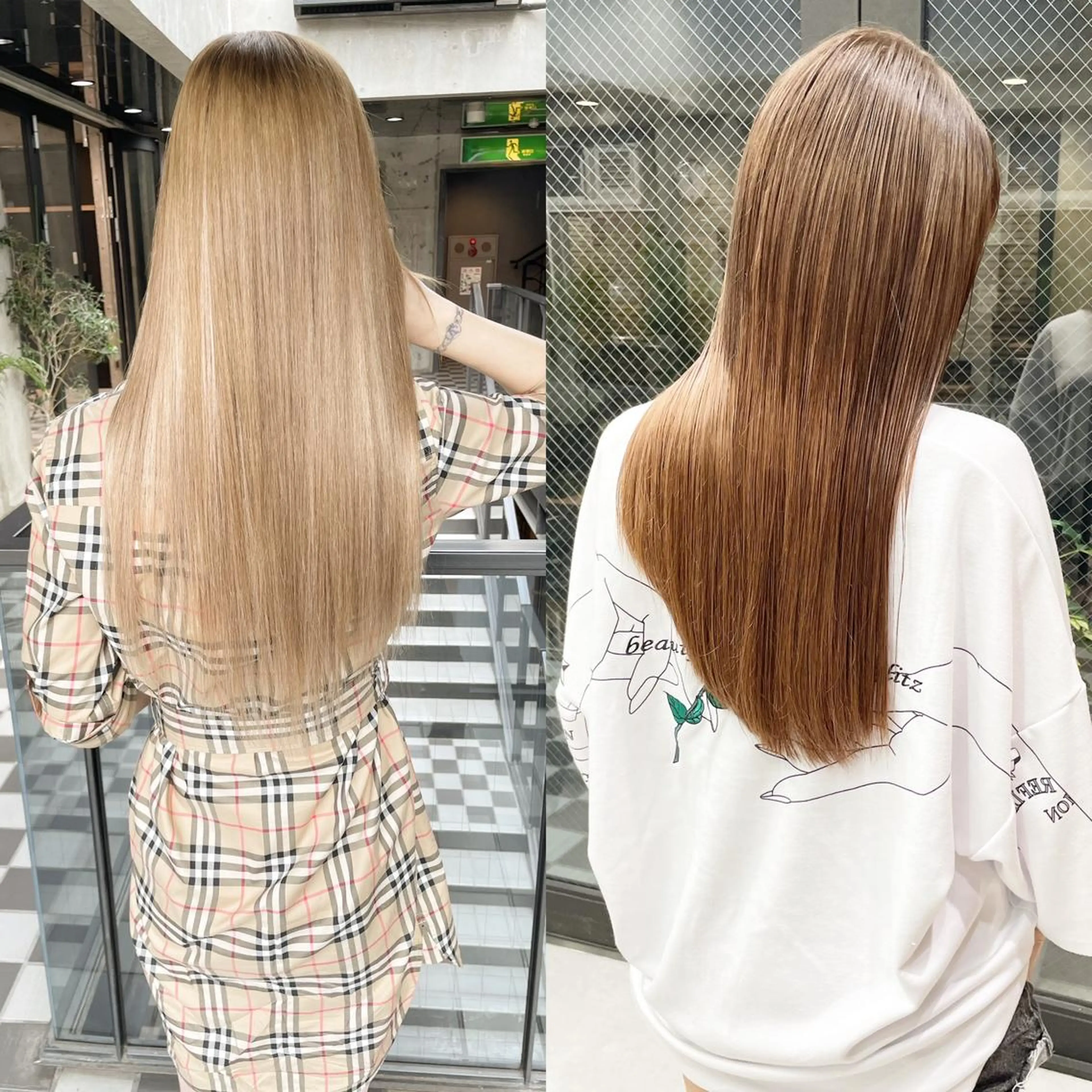 ロング カラー ヘアアレンジ ヘアカラー エクステ TATSUYA アートディレクターのヘアスタイル