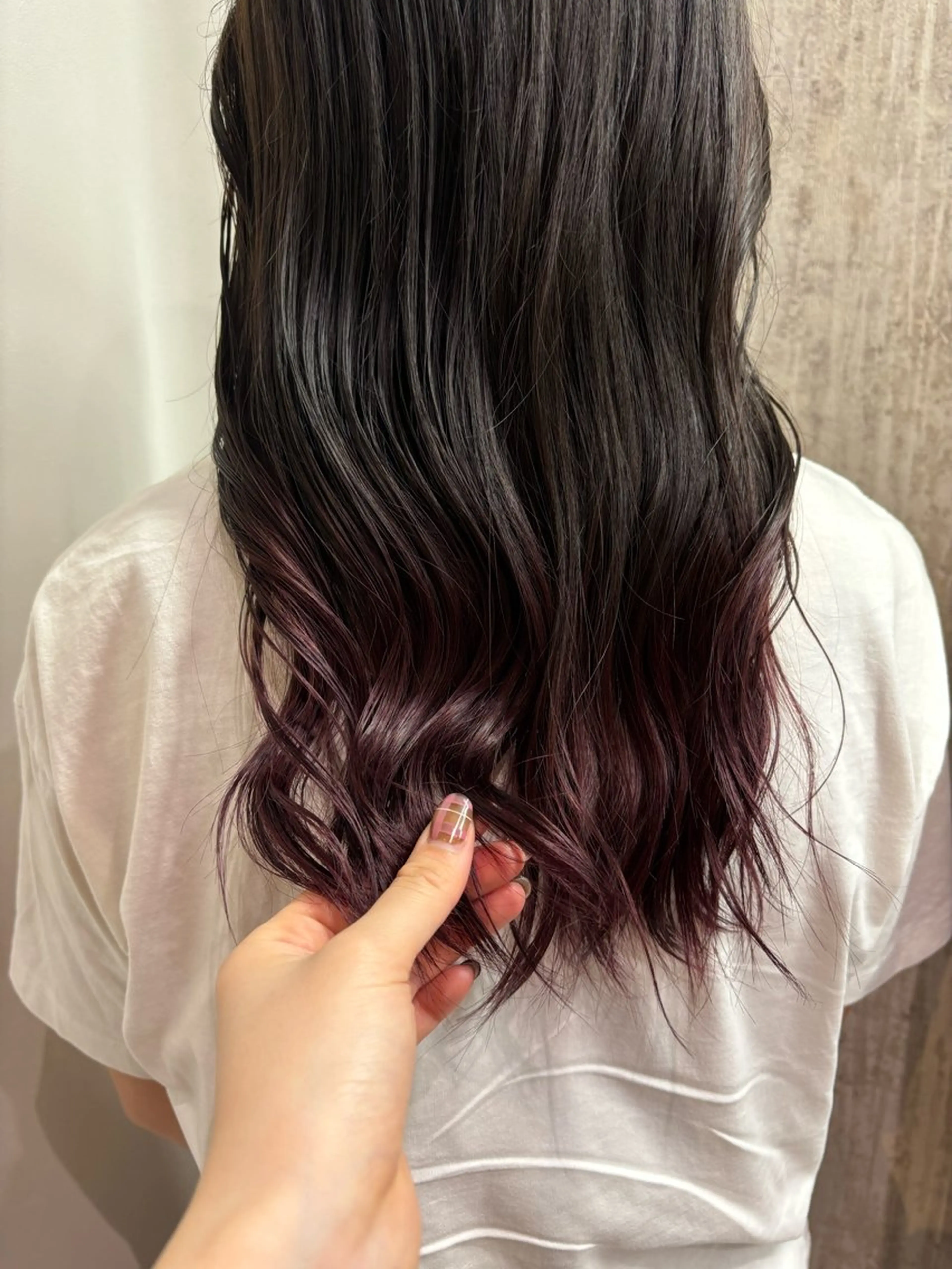 ロング 木村 夢のヘアスタイル