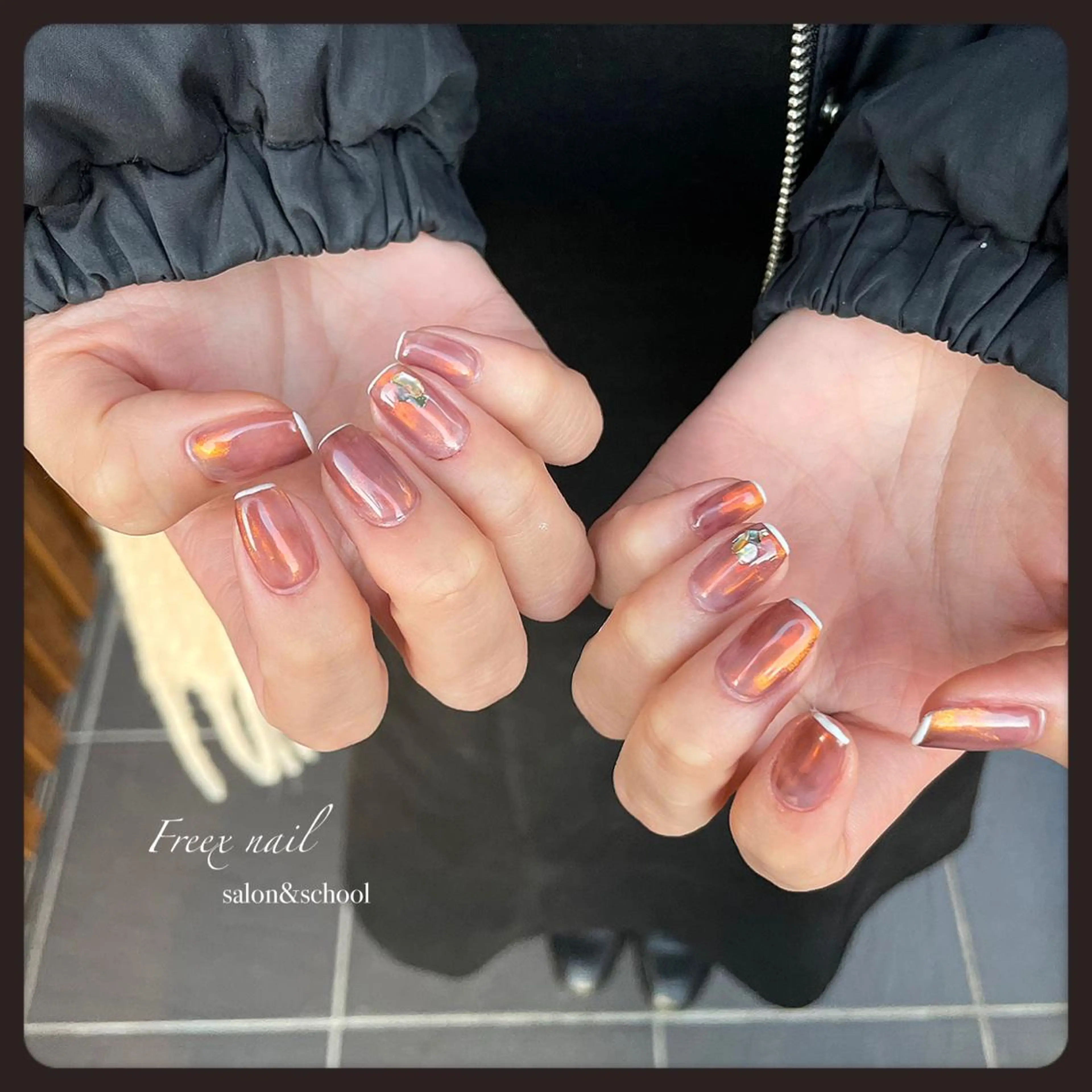 ネイル オーロラネイル ニュアンスネイル ハンドネイル ハンドケア freex nail /ニュアンス/個性派のネイルデザイン
