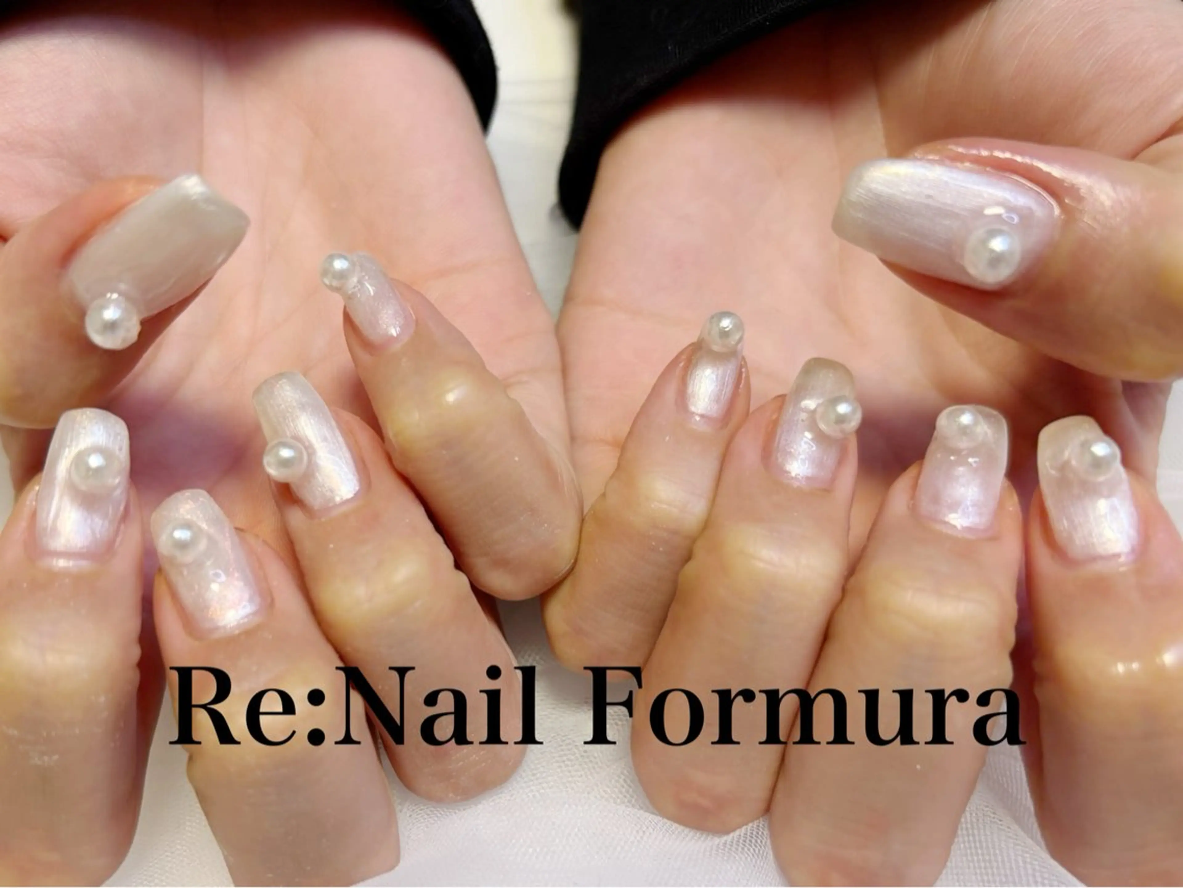ミディアム ハンドネイル Re:Nail Formula所属・kido chieのネイルデザイン