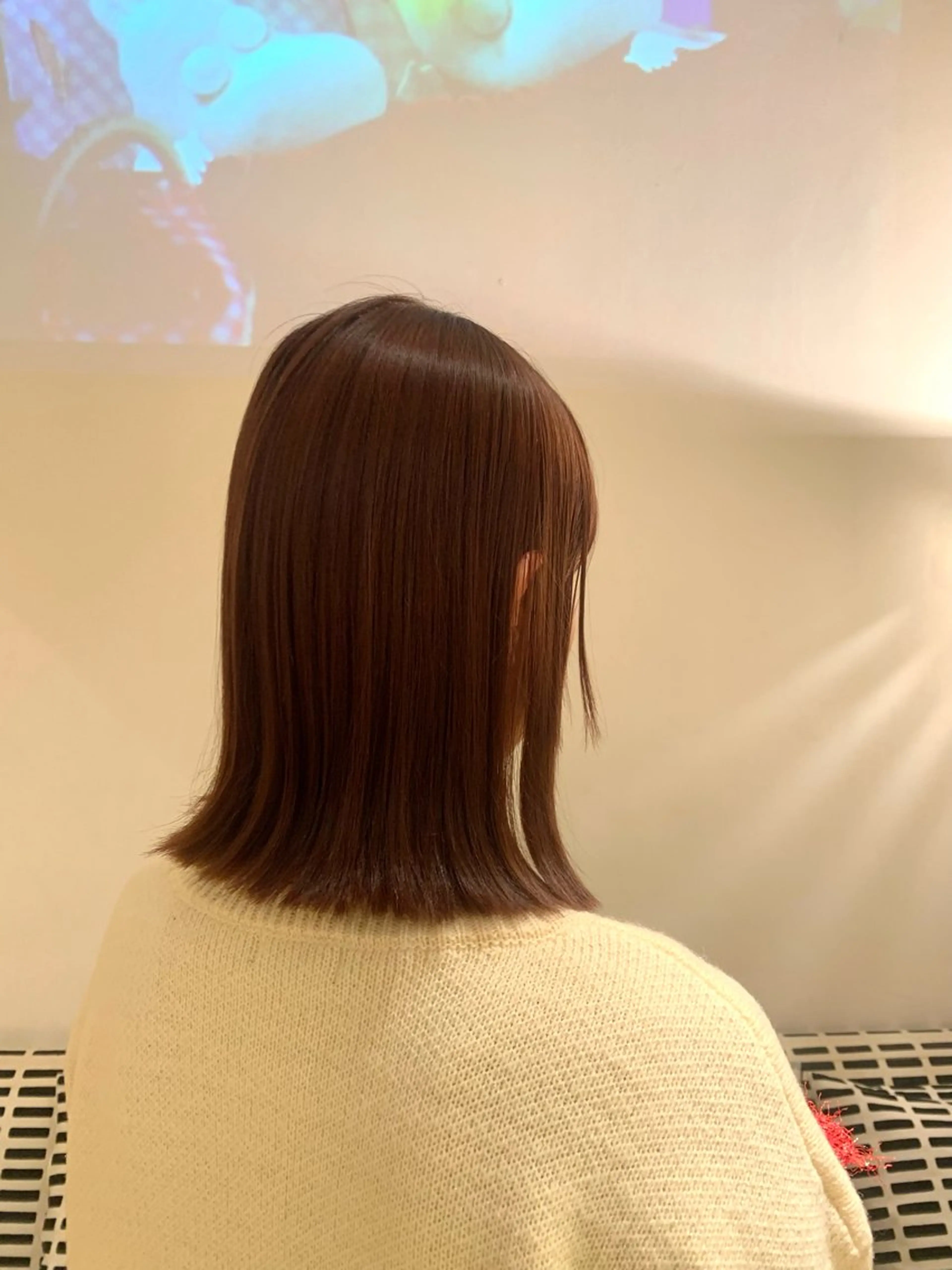 ミディアム カラー 透明感カラー イルミナカラー 川越/organic 根本アユミのヘアスタイル