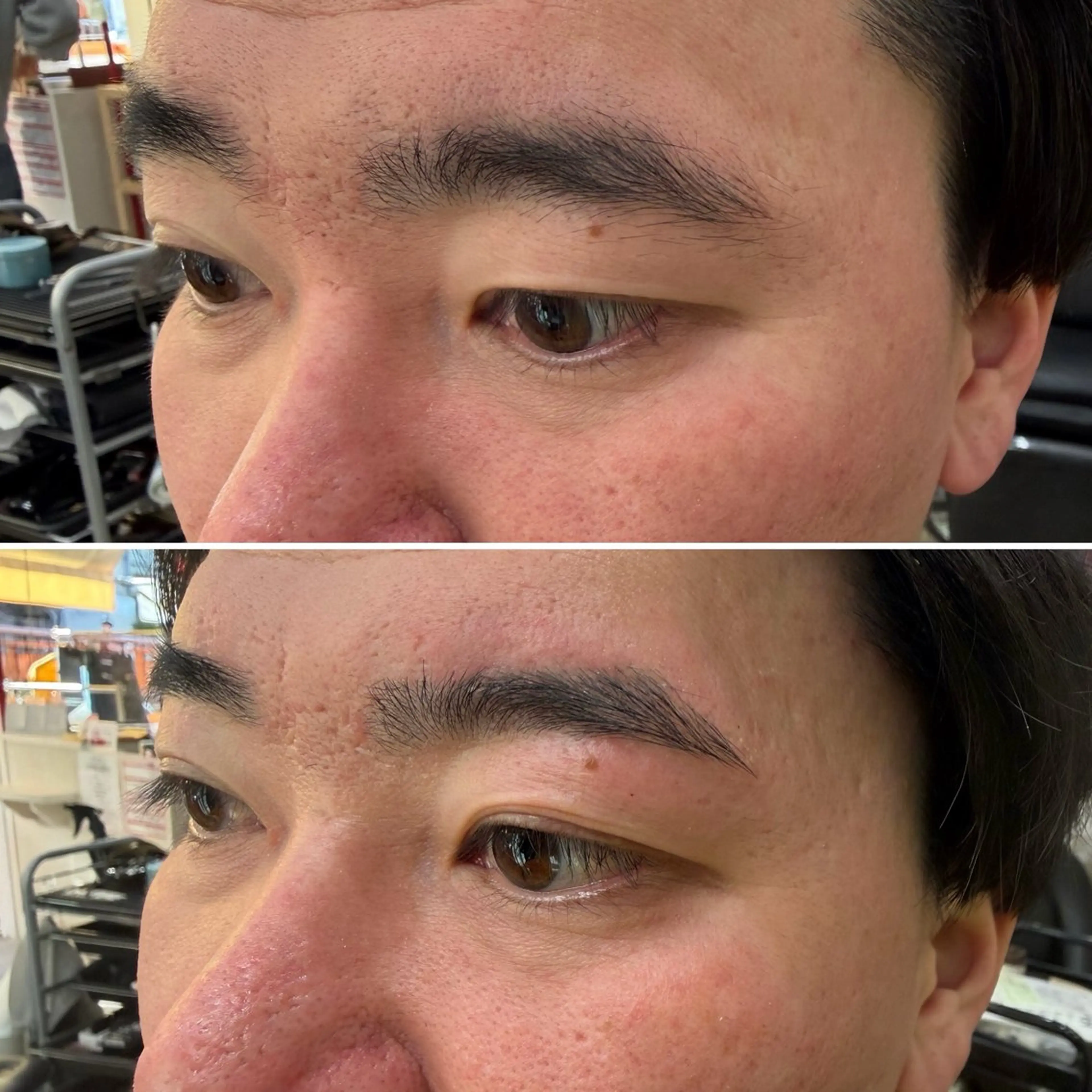 アイブロウ ワックス脱毛 眉カット "PEPPU "所属・🌈推し色派手髪 ハイトーンShinのヘアスタイル