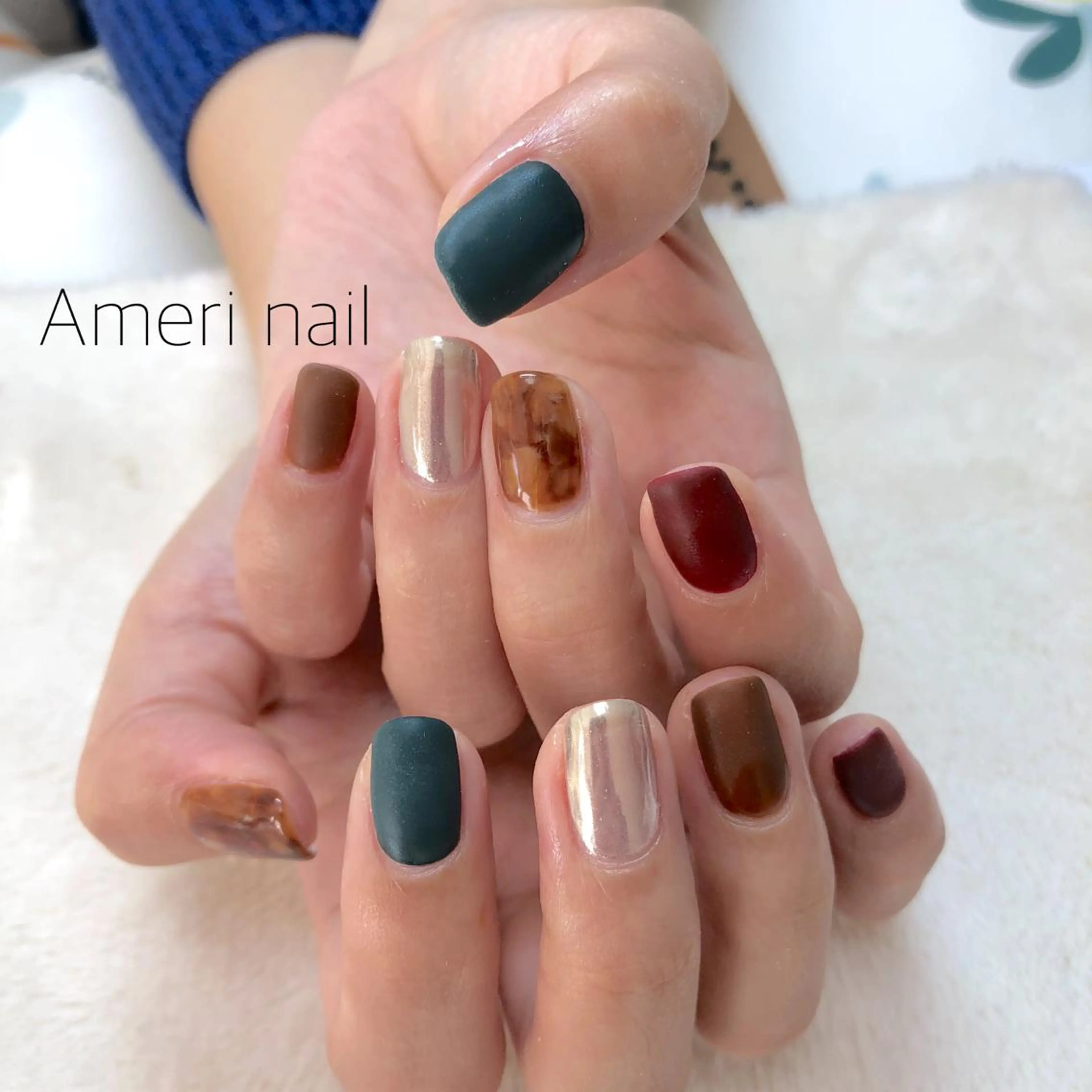 ネイル ハンドネイル Ameri nail /UKIのネイルデザイン