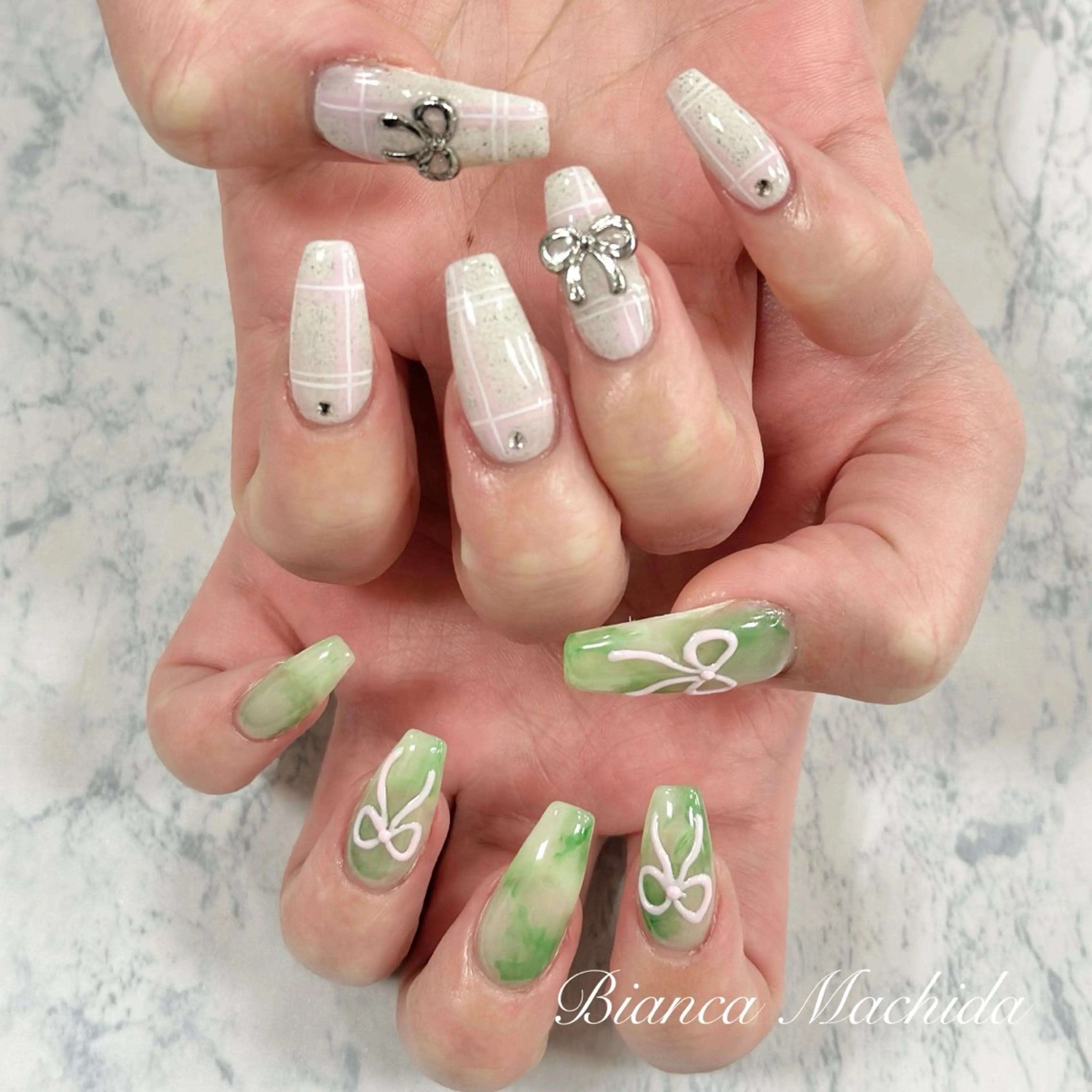 ネイル ハンドネイル Bianca👼🏻 OIKAWAのネイルデザイン