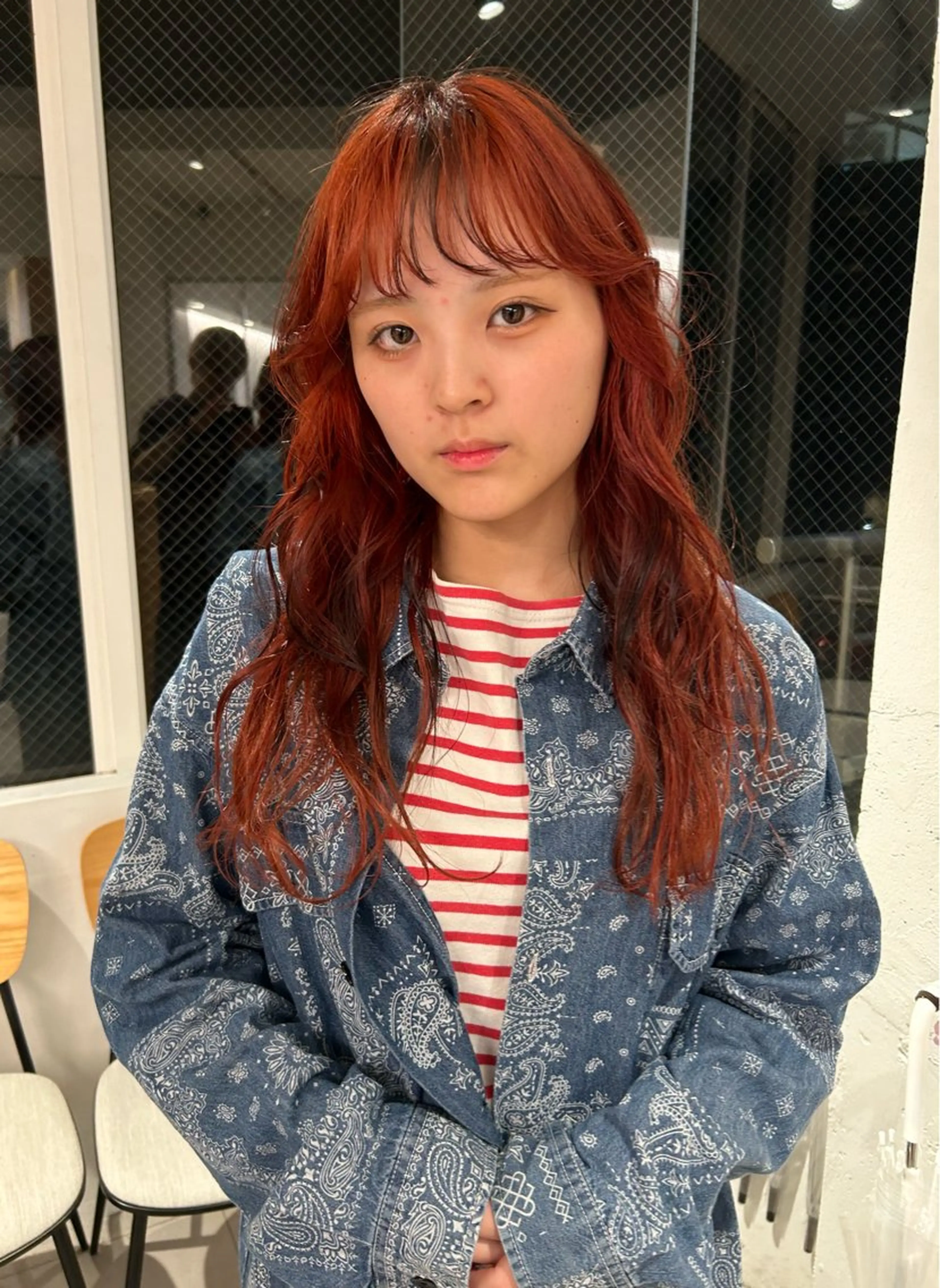 ロング カラー ヘアカラー トリートメント ケアパーマ/ケアブリ ーチdaisukeのヘアスタイル