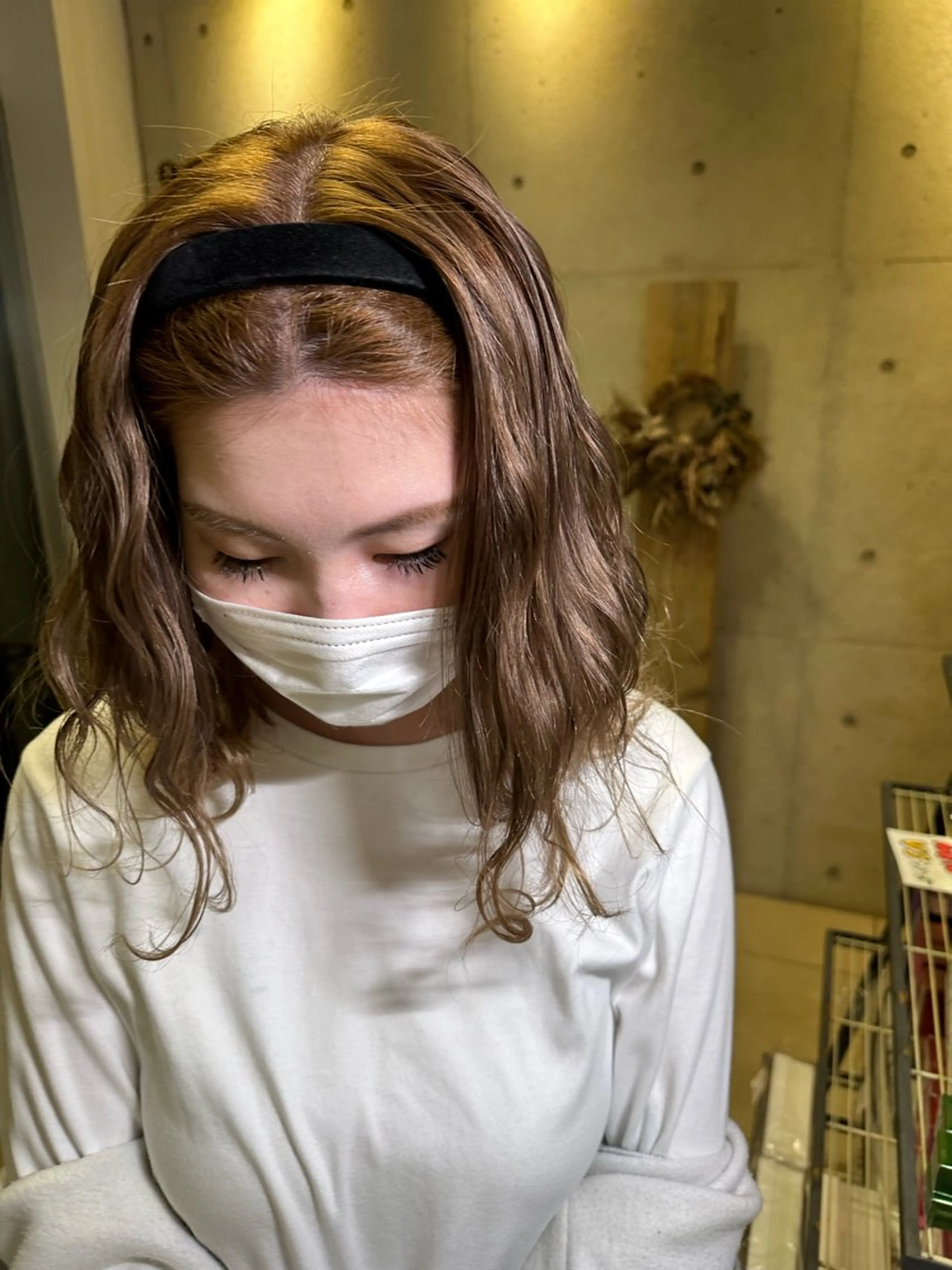 ミディアム juna🌺/海外 ヘア/ハイトーンのヘアスタイル