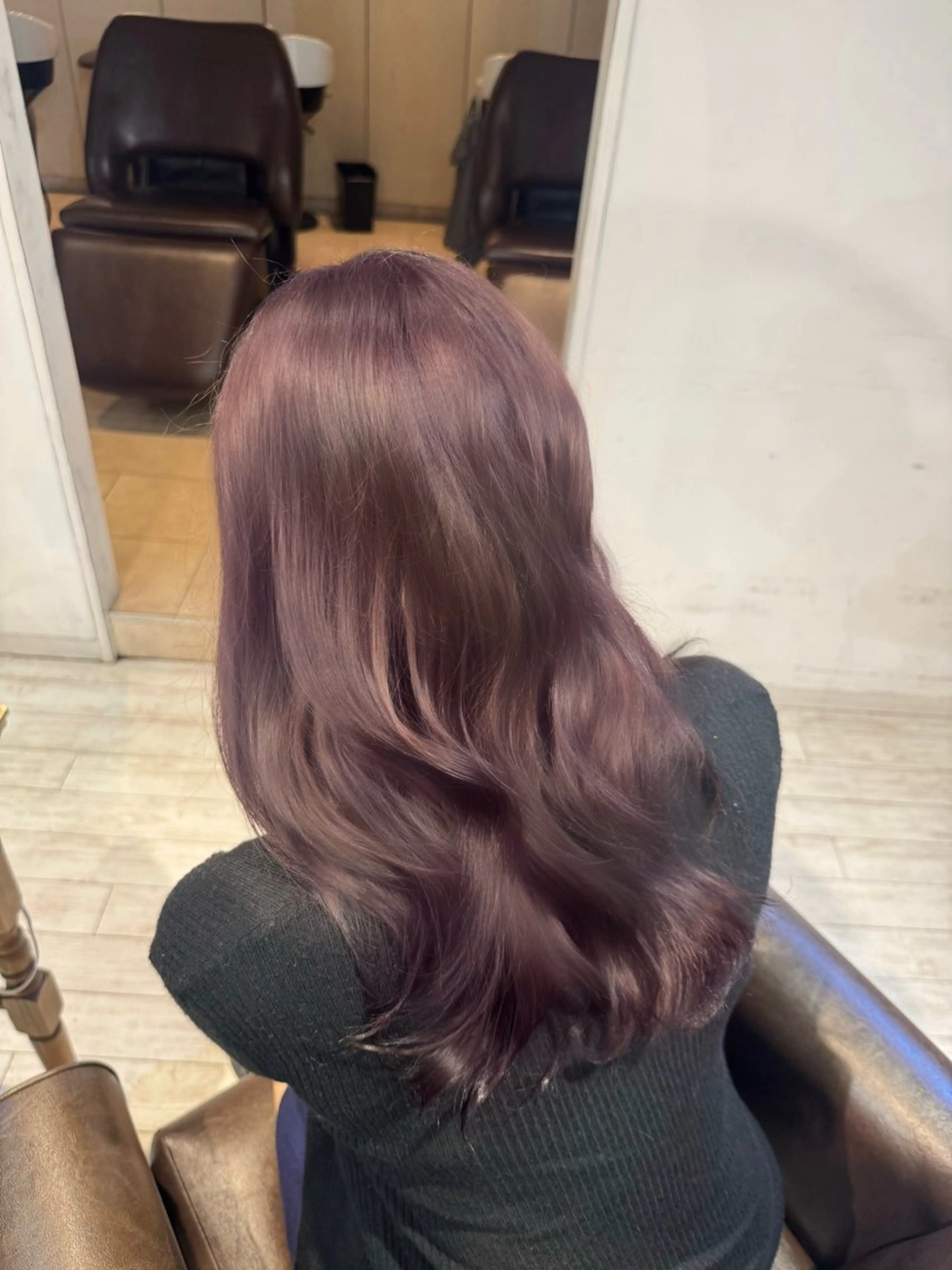 ロング カラー カシス ヤリタ カケルのヘアスタイル