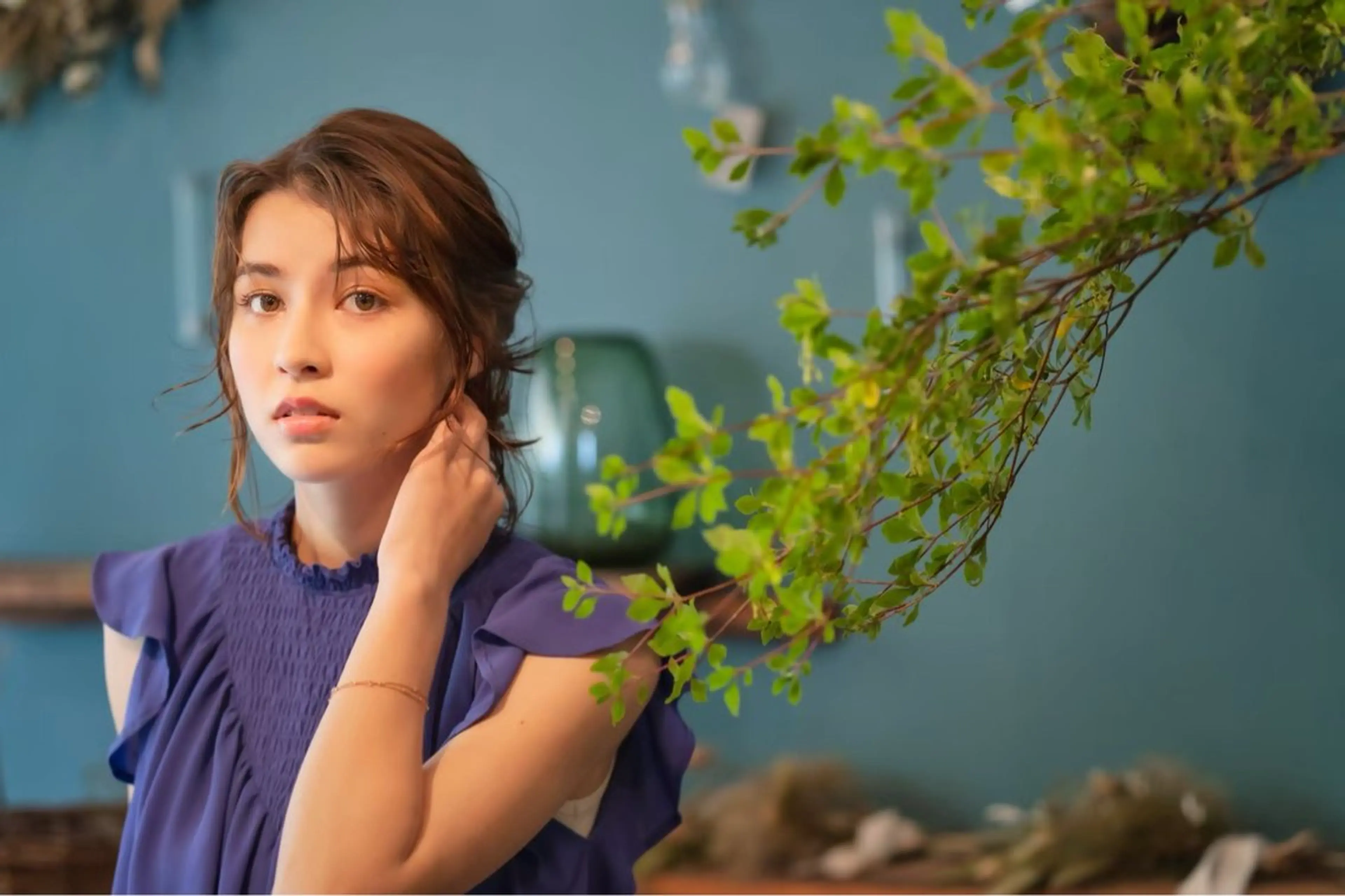 ミディアム カット ヘアカラー トリートメント trip kano.mikaのヘアスタイル