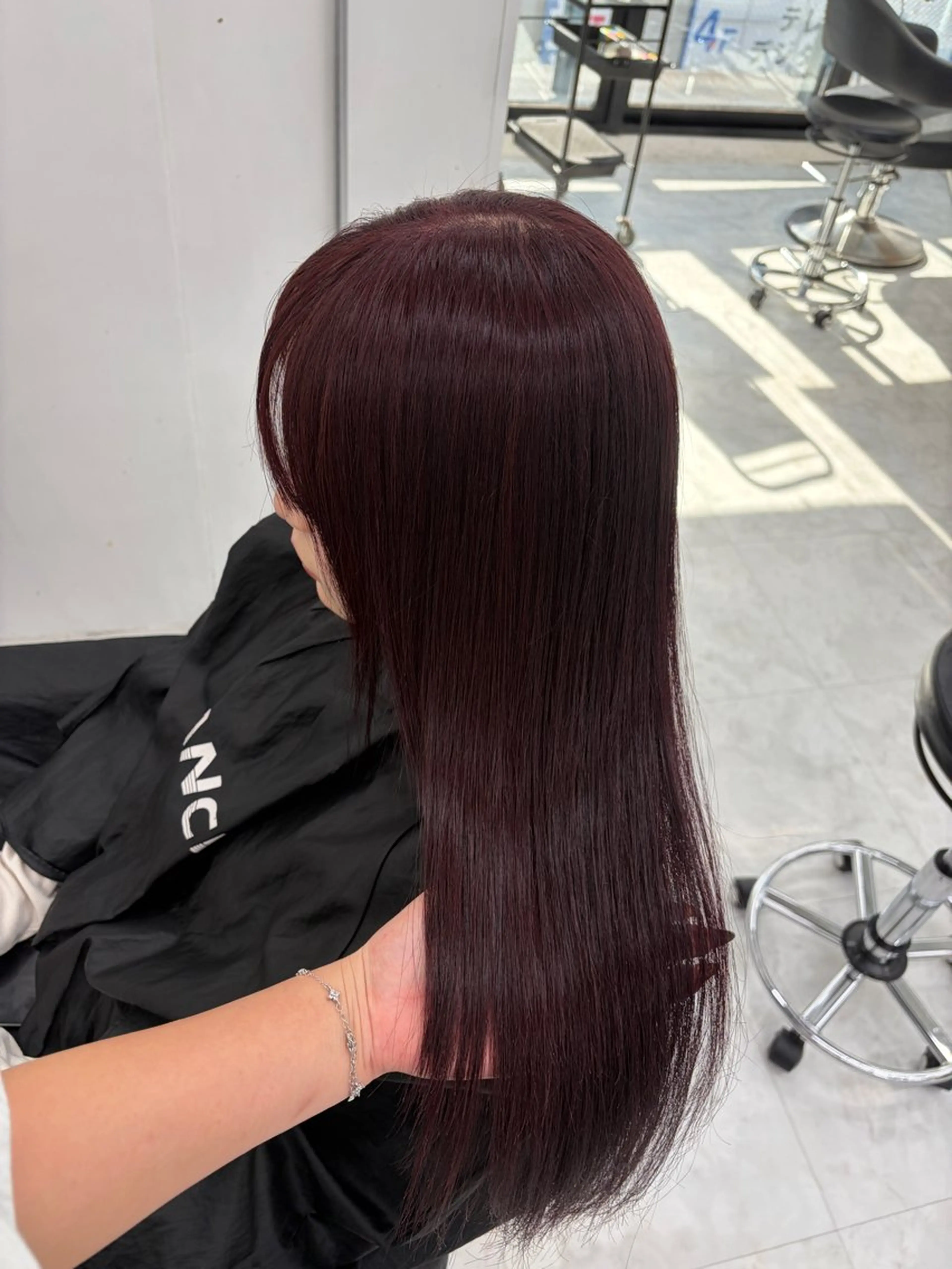 ロング カラー カット ヘアカラー トリートメント ヘアセット 透明感うる艶カラー 🤍MANAMIのヘアスタイル