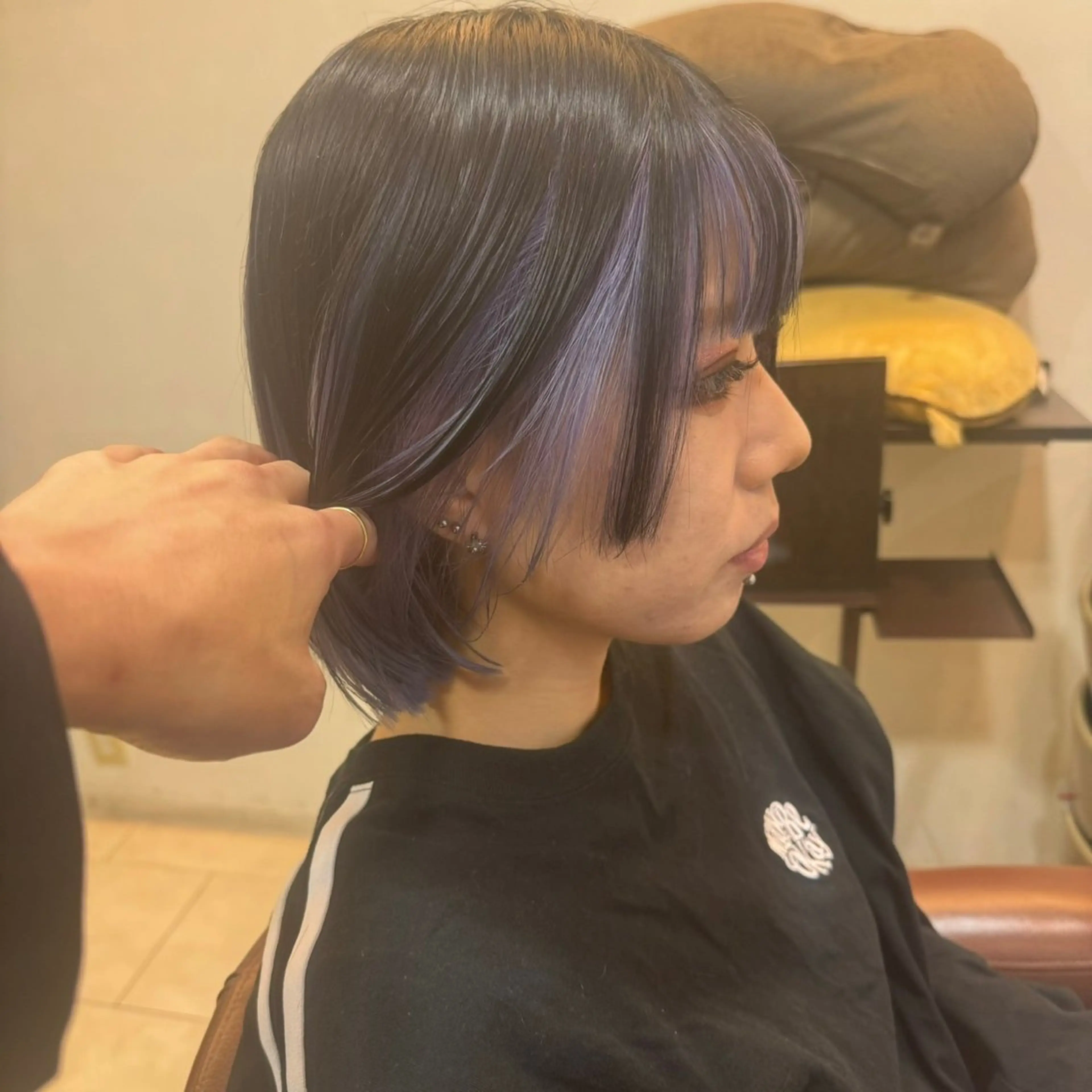 ショート カラー ヘアカラー トリートメント 甲斐 司のヘアスタイル