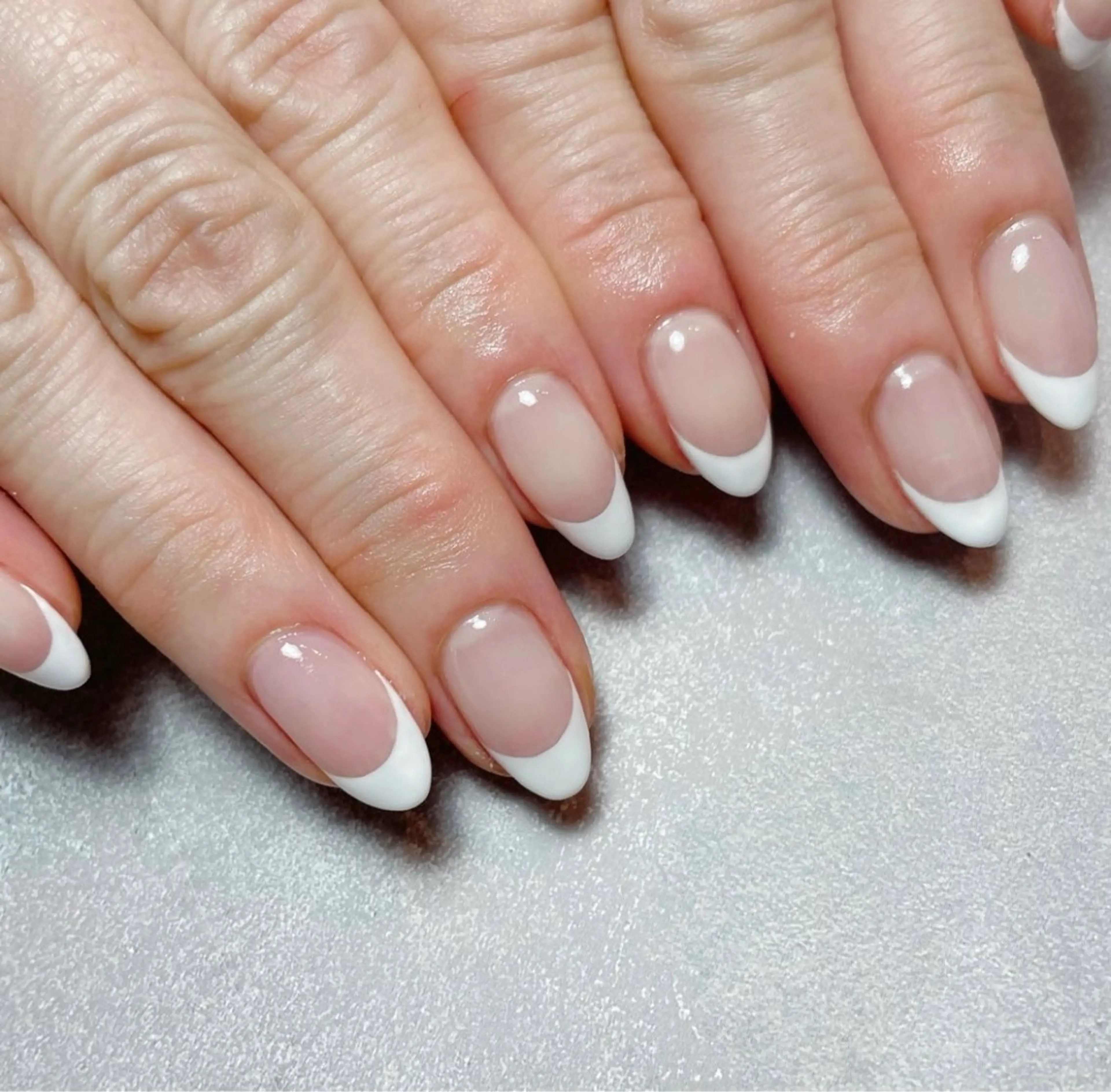 フレンチネイル💅オフなしの写真