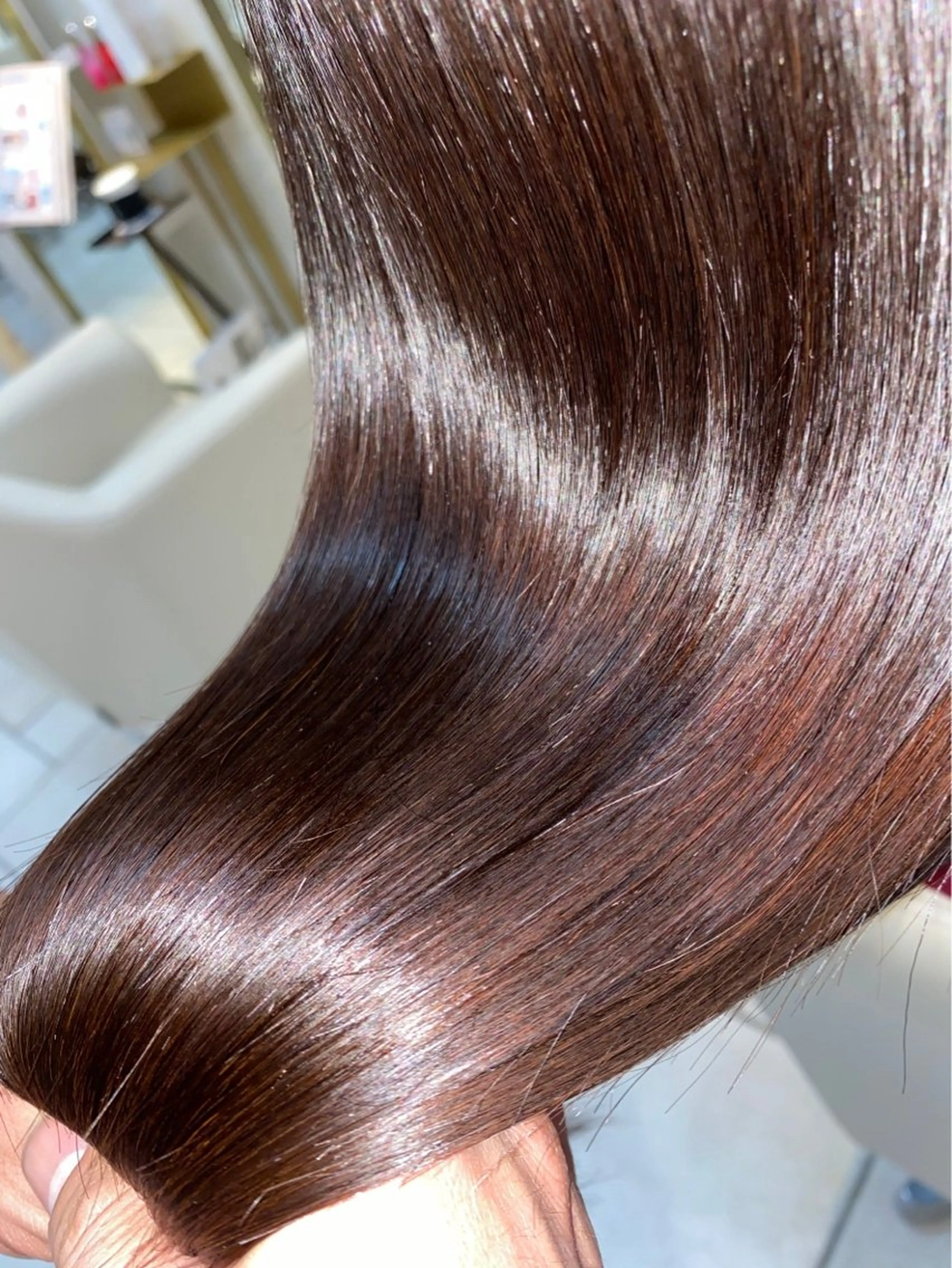 ロング カラー パーマ ORO池田店　日向 春喜のヘアスタイル