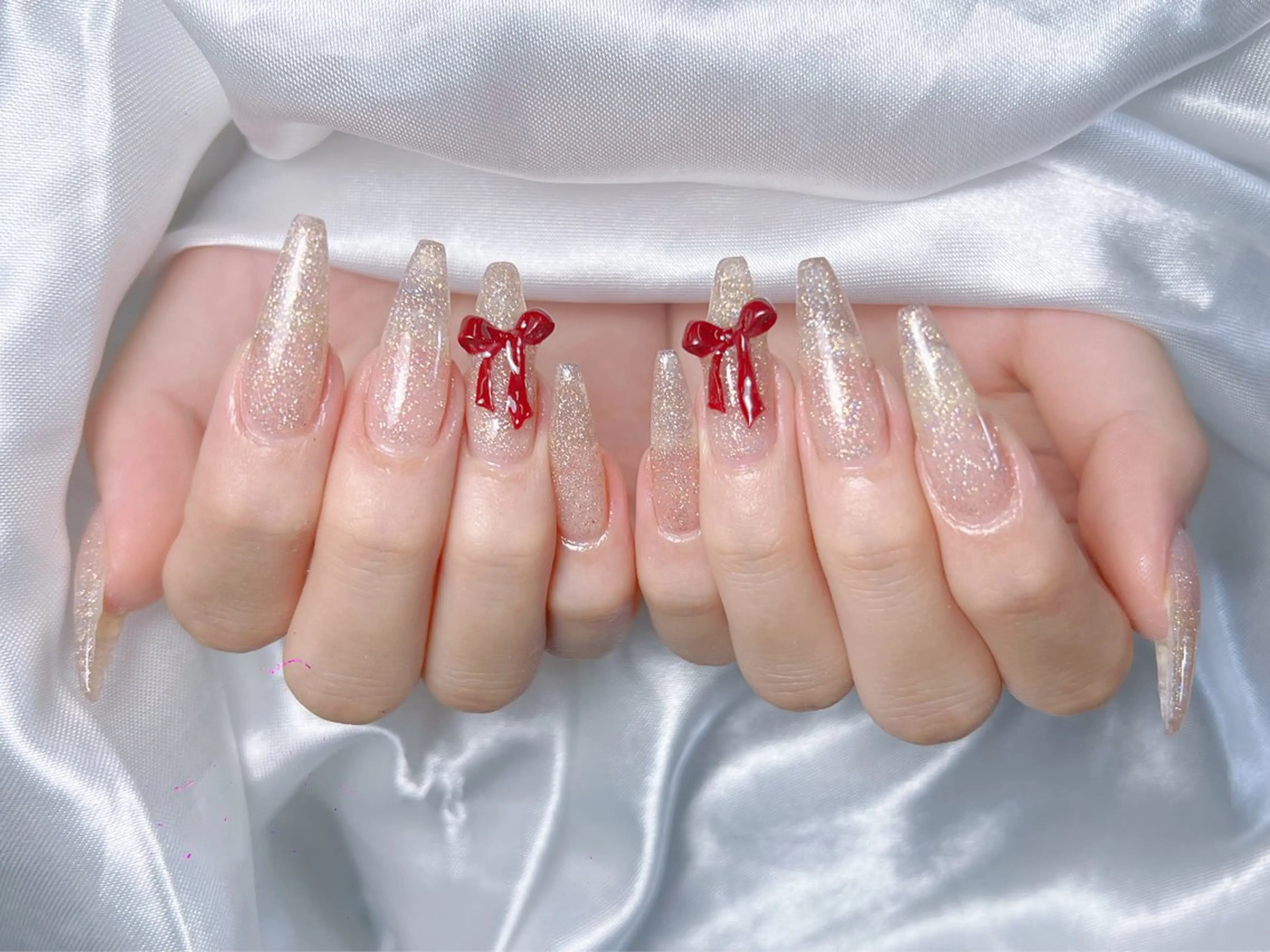 ネイル 長さ出し ネイルチップ ハンドネイル Lya Nail Salonのネイルデザイン