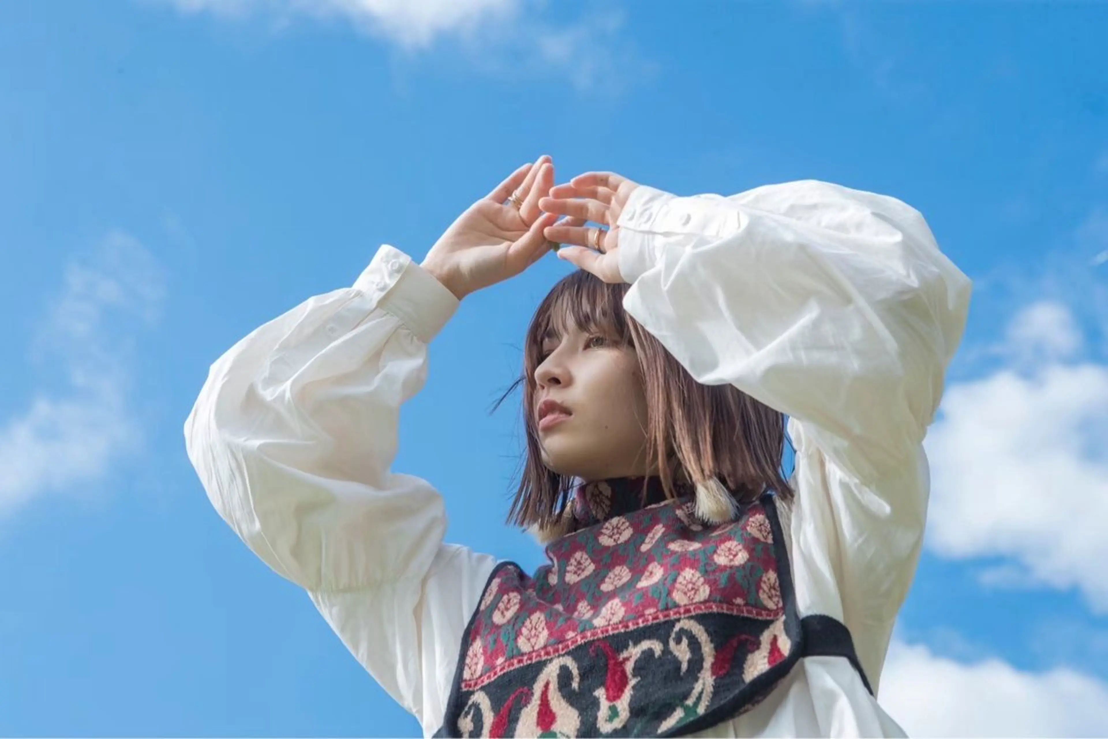 ミディアム たなか ゆうなのヘアスタイル