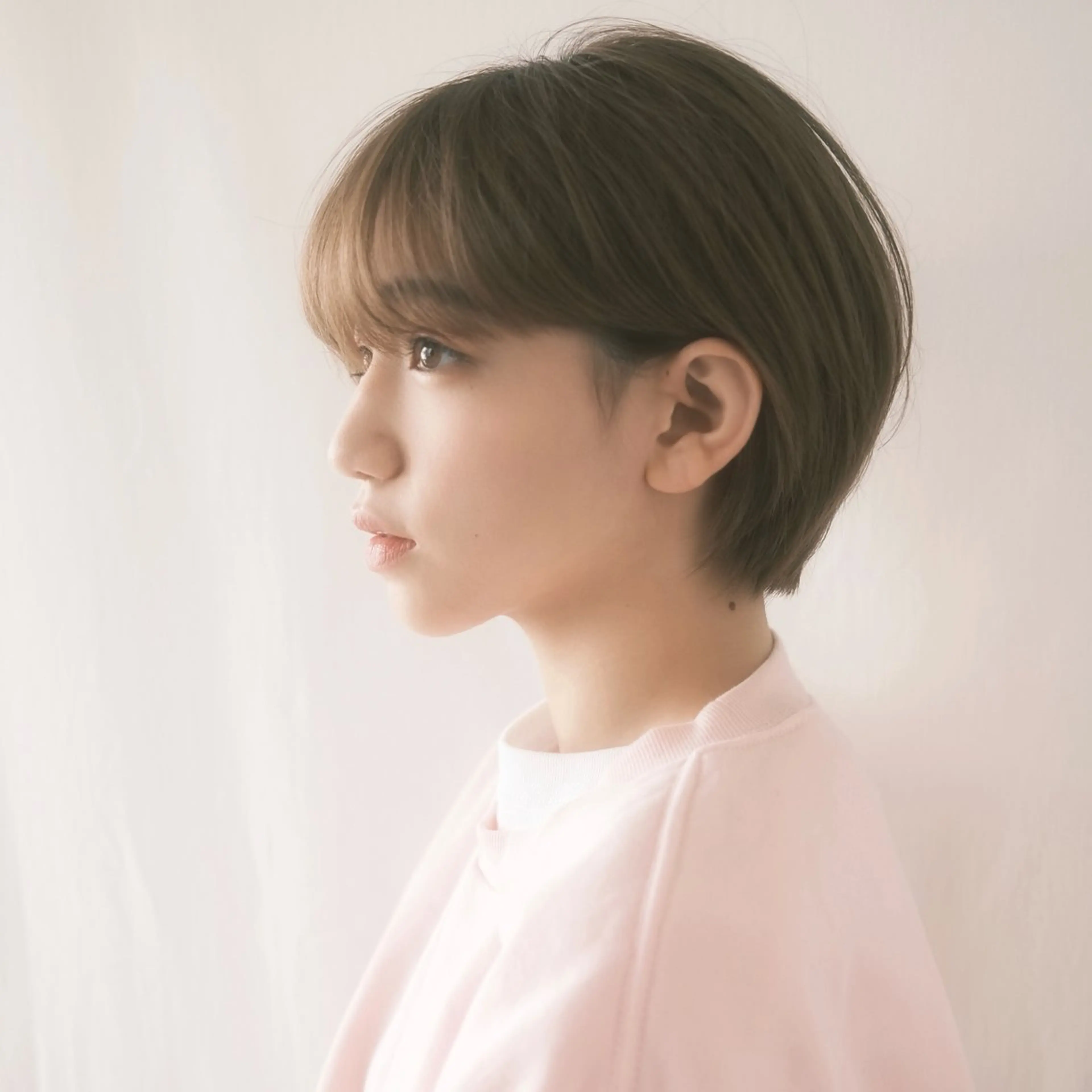 ショート カラー パーマ 丸みショート ショートヘア カット ヘアカラー トリートメント ショートボブ髪質改善 縮毛矯正のプロ山道潤のヘアスタイル