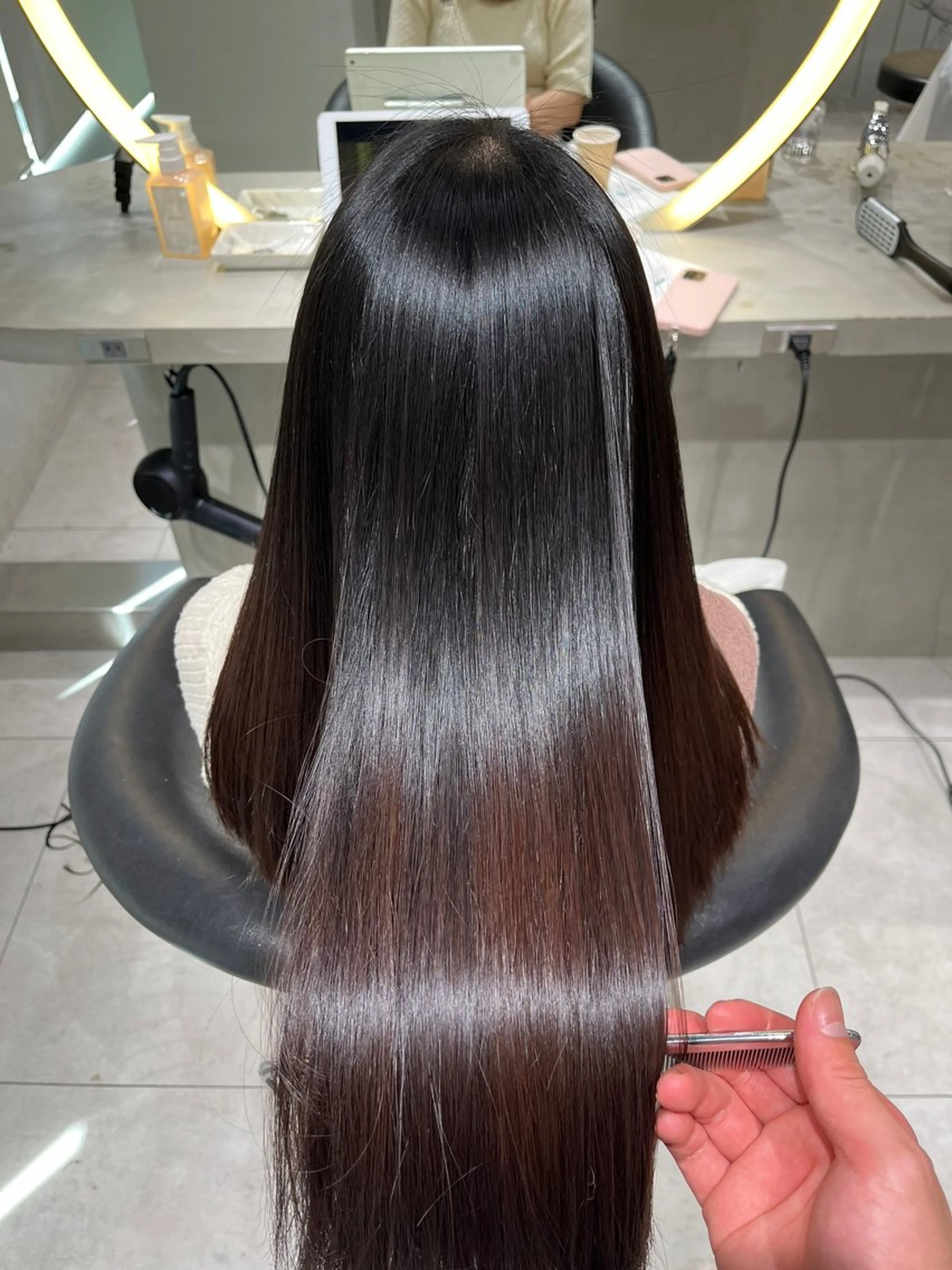 ロング カラー パーマ カット 縮毛矯正 ショート/レイヤー 髪質改善/加納のヘアスタイル