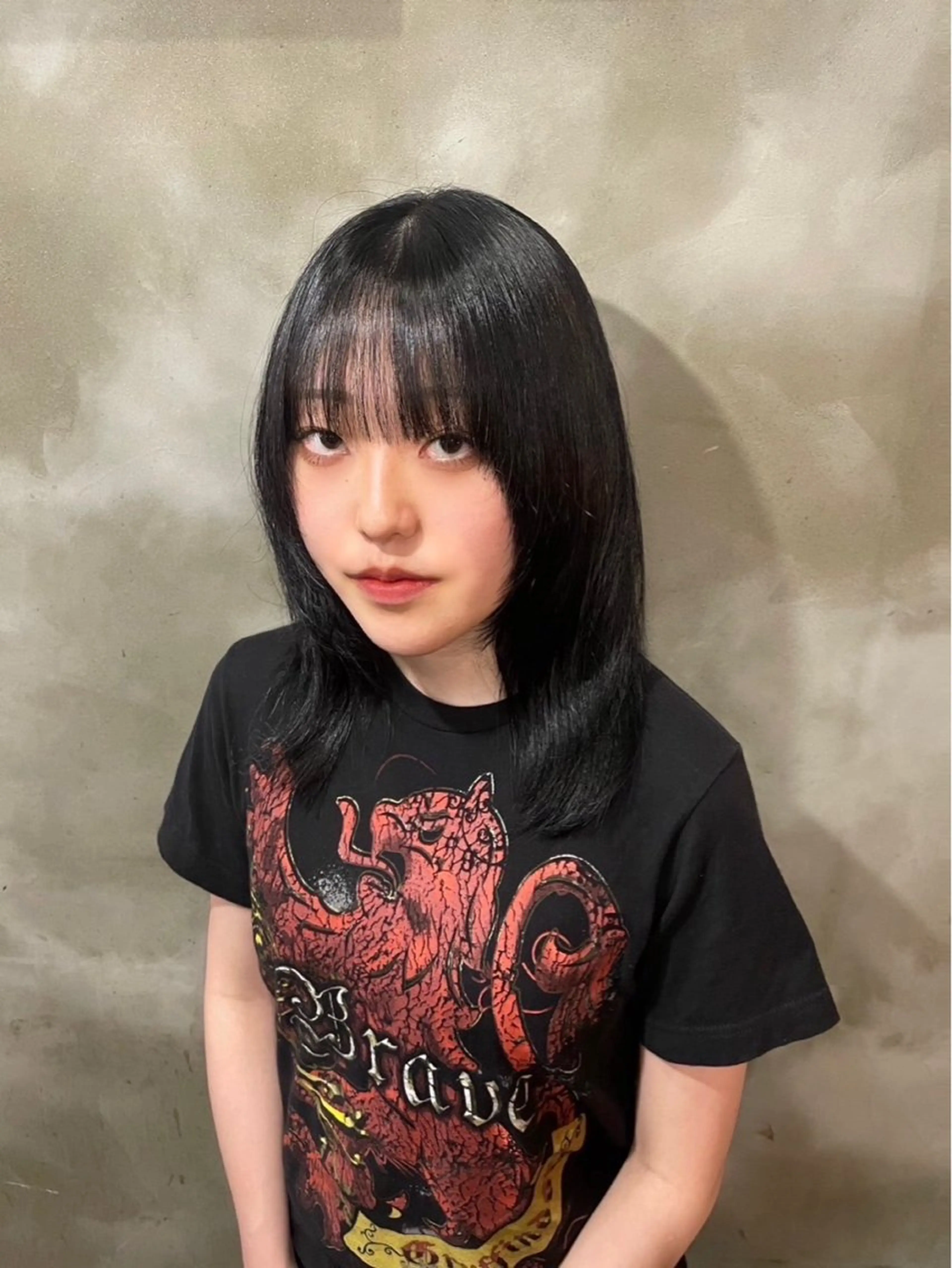 ミディアム カラー ヘアカラー Ricca所属・Hina🧵/恵比寿 中目黒/透明感カラーのヘアスタイル