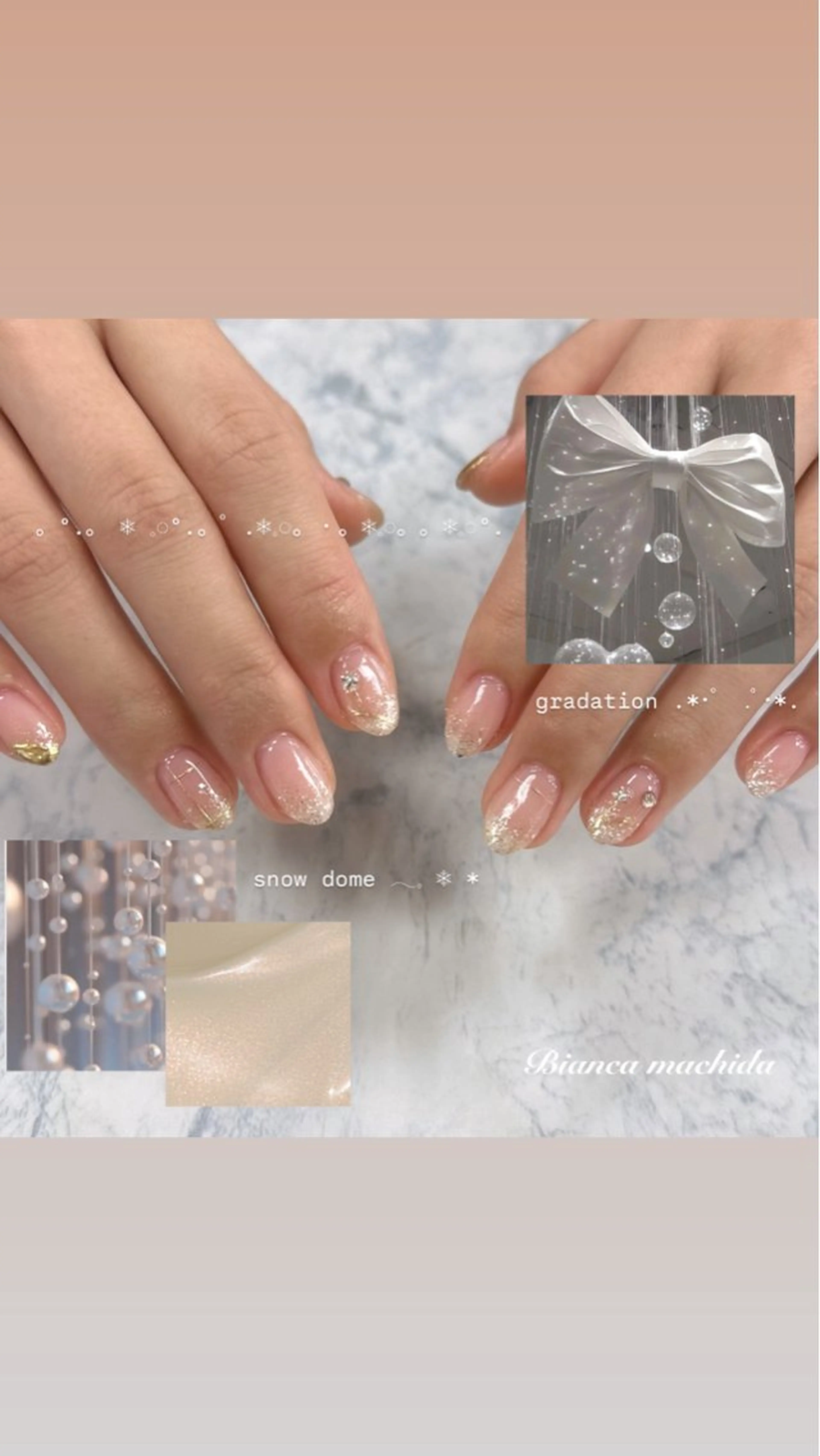 ネイル ハンドネイル BIANCA 🖤 NISHIMURAのネイルデザイン