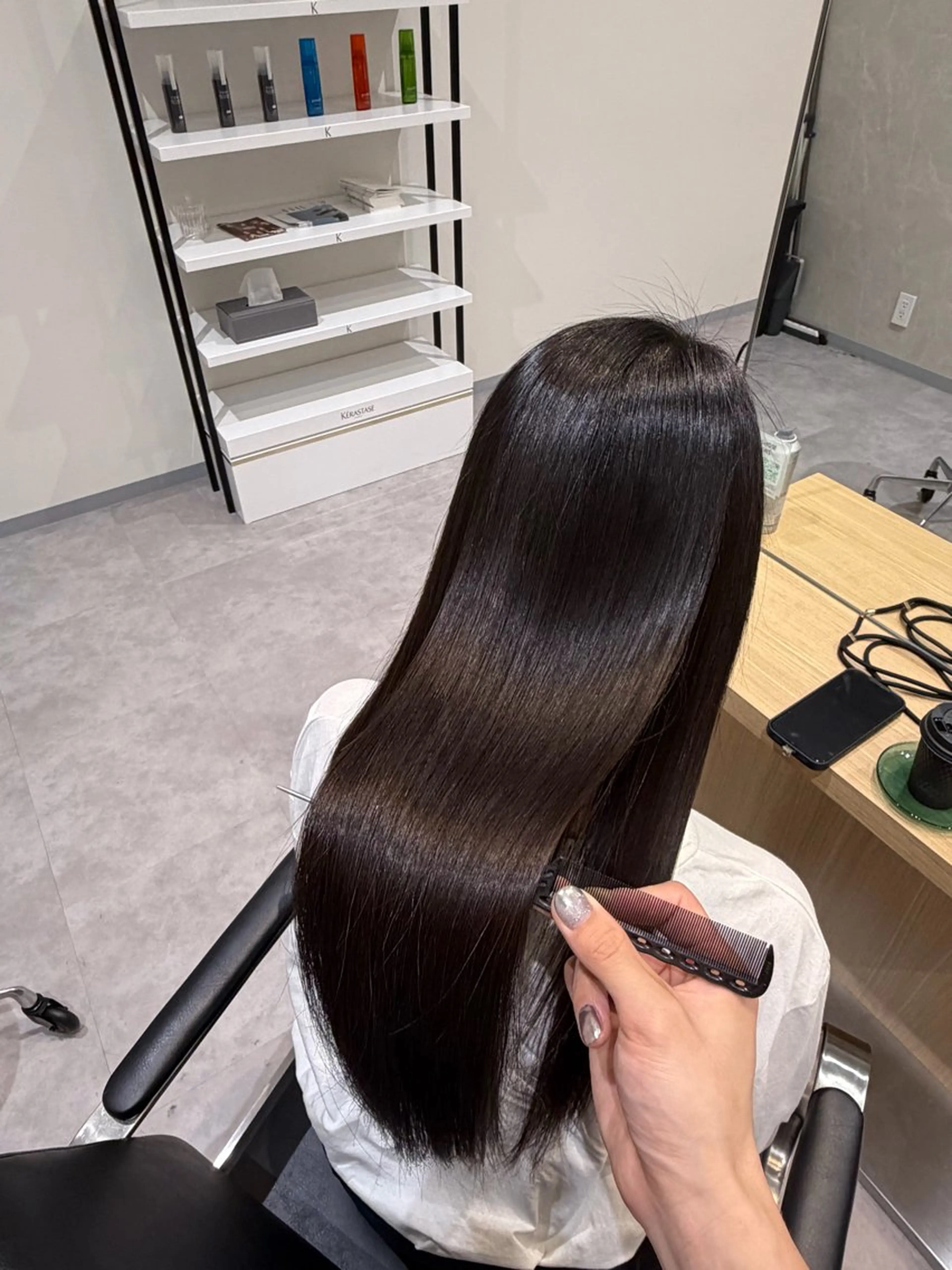 ロング 縮毛矯正 縮毛矯正 トリートメント 縮毛矯正/メンズ カット栄 伊藤 翔哉のヘアスタイル