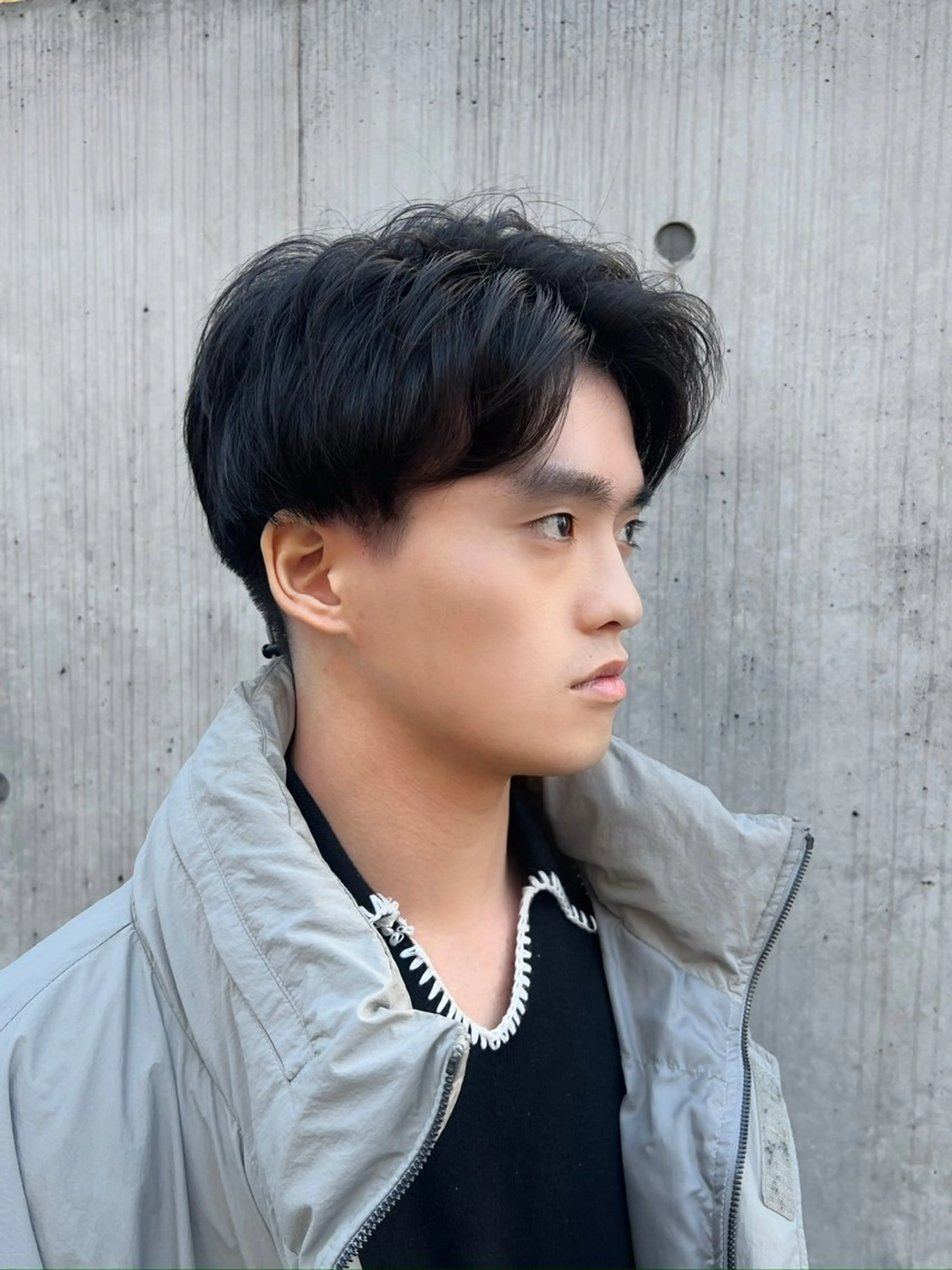 メンズ 似合わせくすみカラー ‎/縮毛/川添桃花‎のヘアスタイル