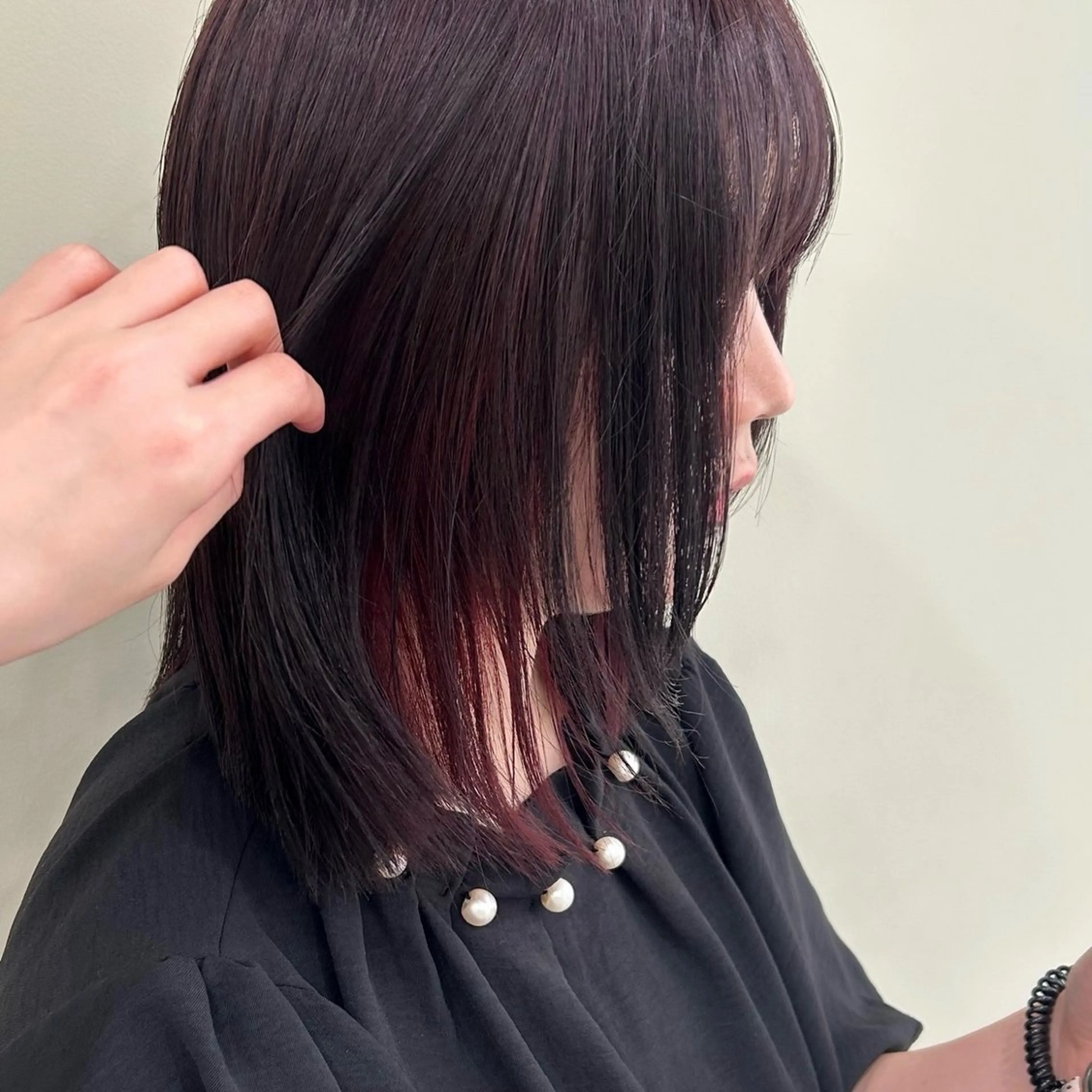 ミディアム カラー ヘアカラー hana/艶髪 /透明感カラー🪞のヘアスタイル