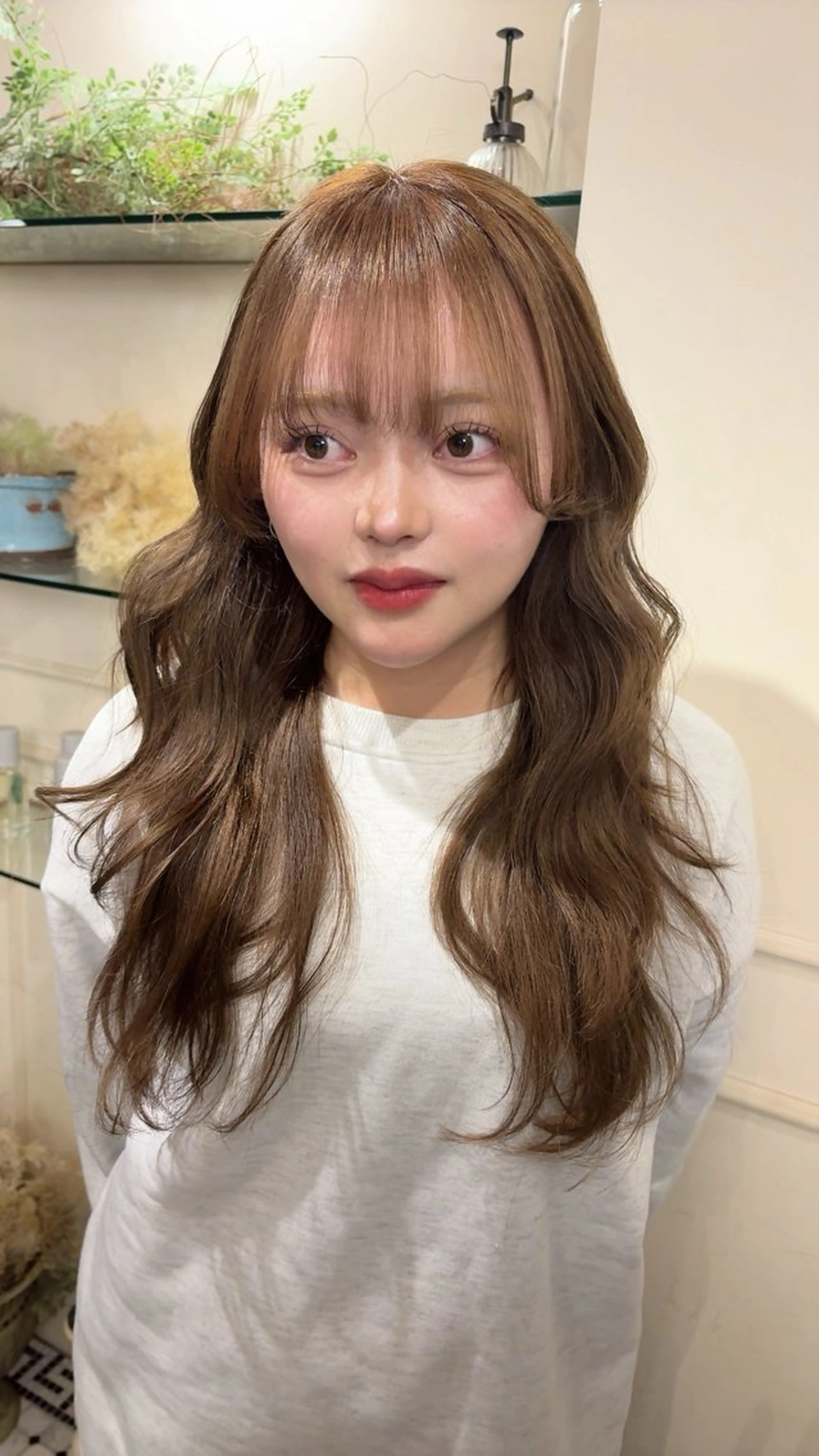 ロング カラー ヘアカラー トリートメント Konomura Neneのヘアスタイル