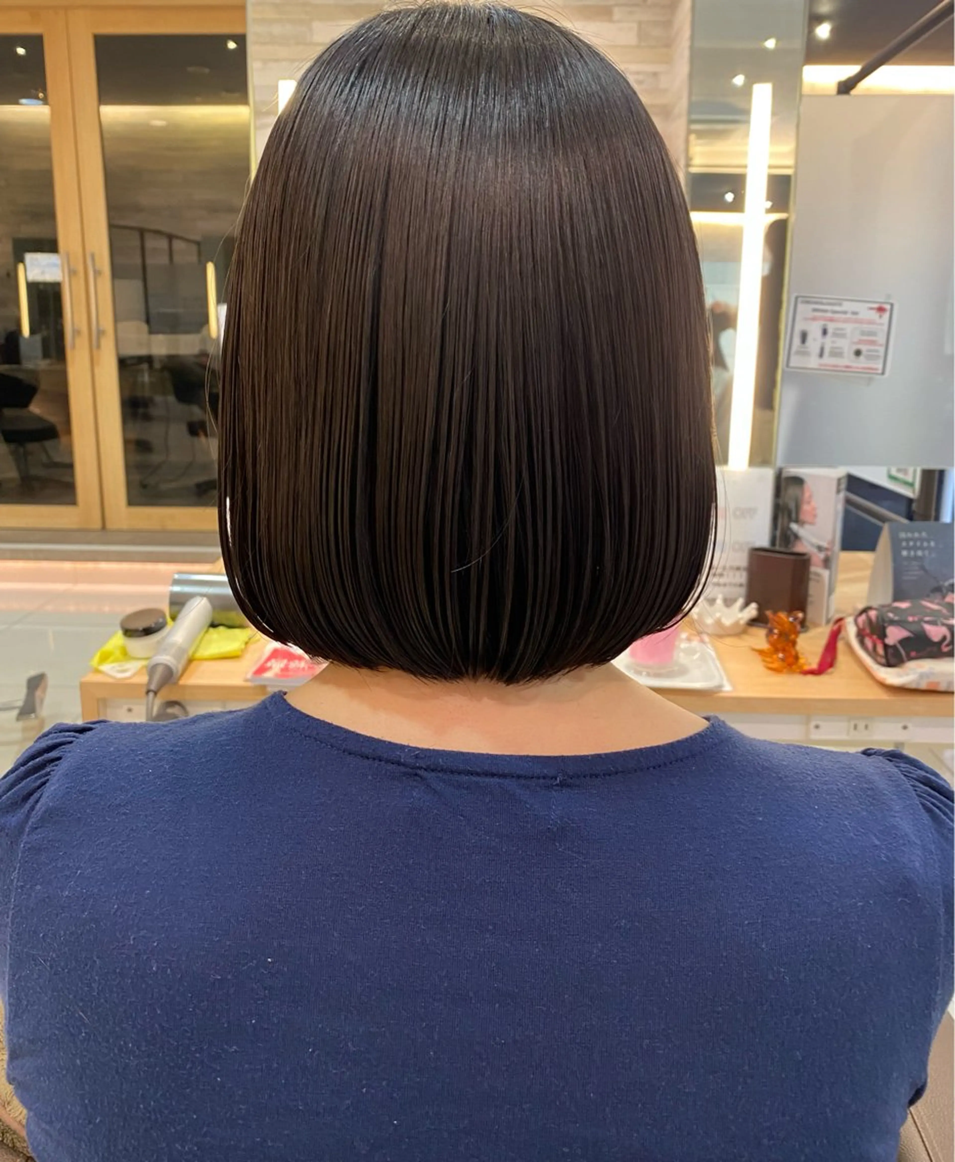 ショート 前下がりボブ ボブ カット ヘアカラー トリートメント 波巻き/メンズ/ ショート/☆いとみなのヘアスタイル