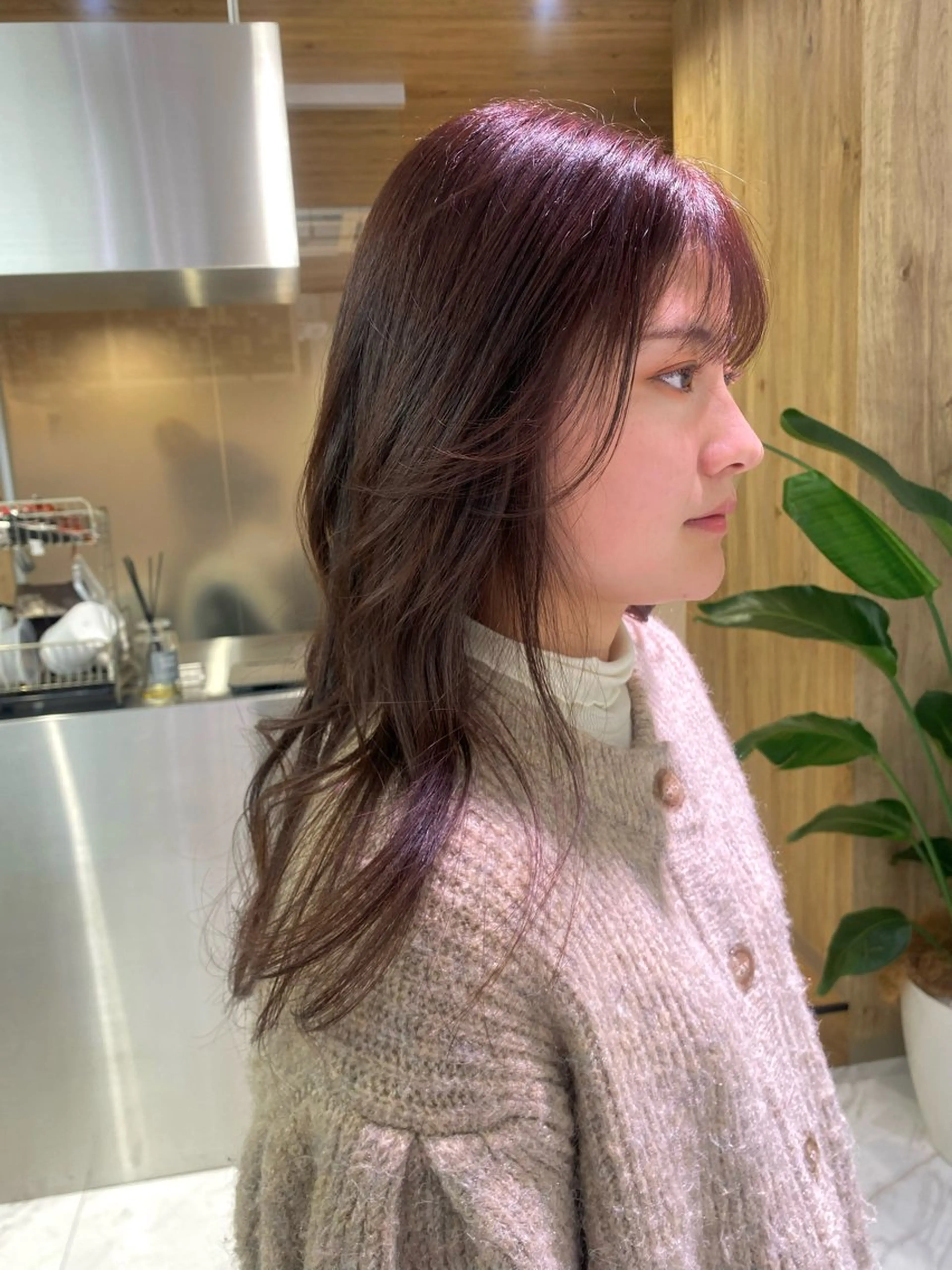 ロング 都筑 莉佳子のヘアスタイル