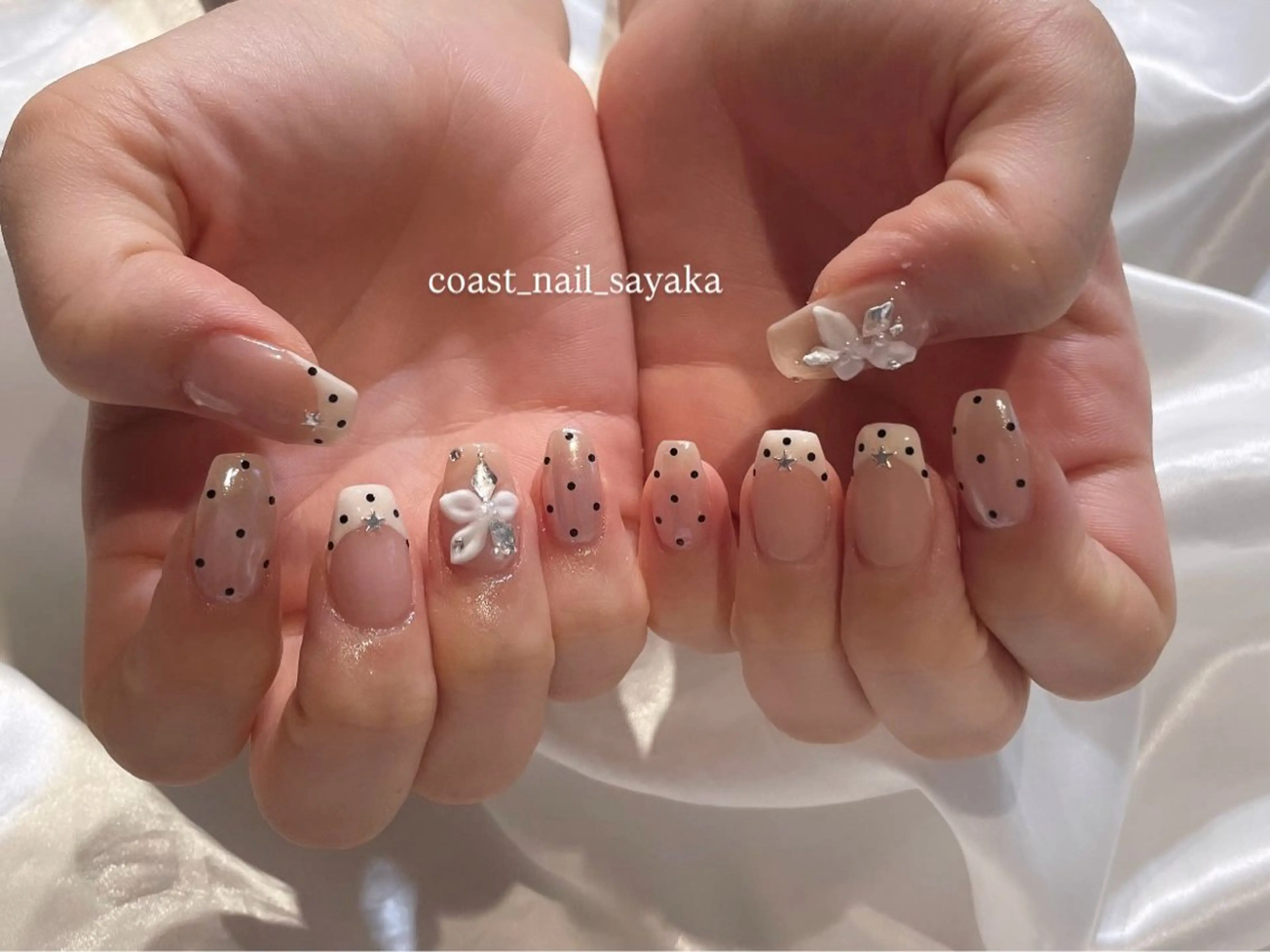 ネイル ハンドネイル HOSHI ⭐️辻堂 /藤沢ガーリーネイルのネイルデザイン