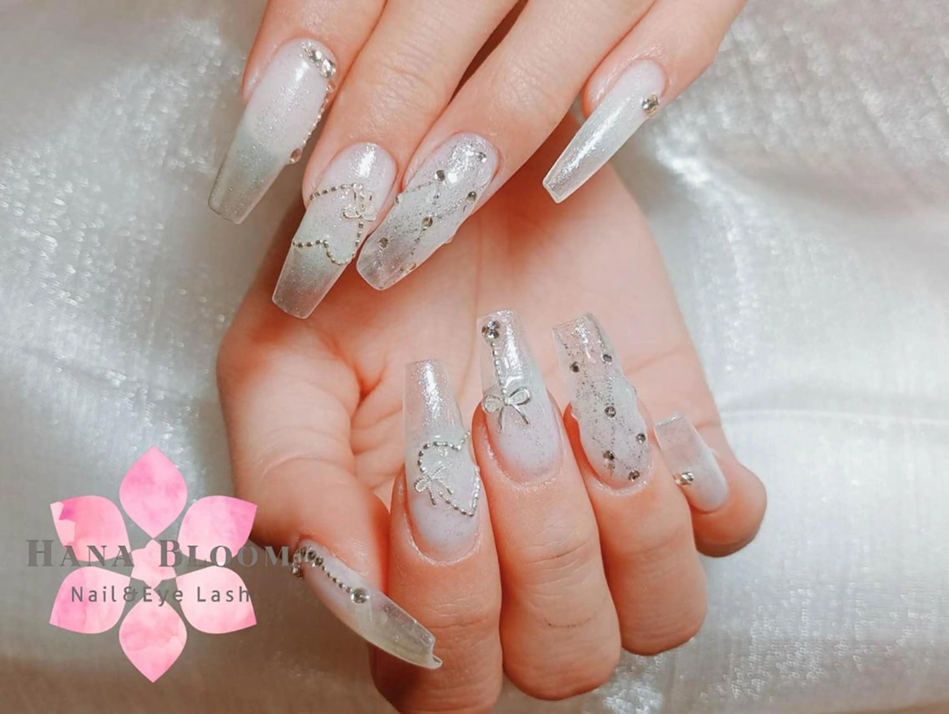 ネイル ハンドネイル ハンドケア Hana Bloom Nail 練習モデルのネイルデザイン