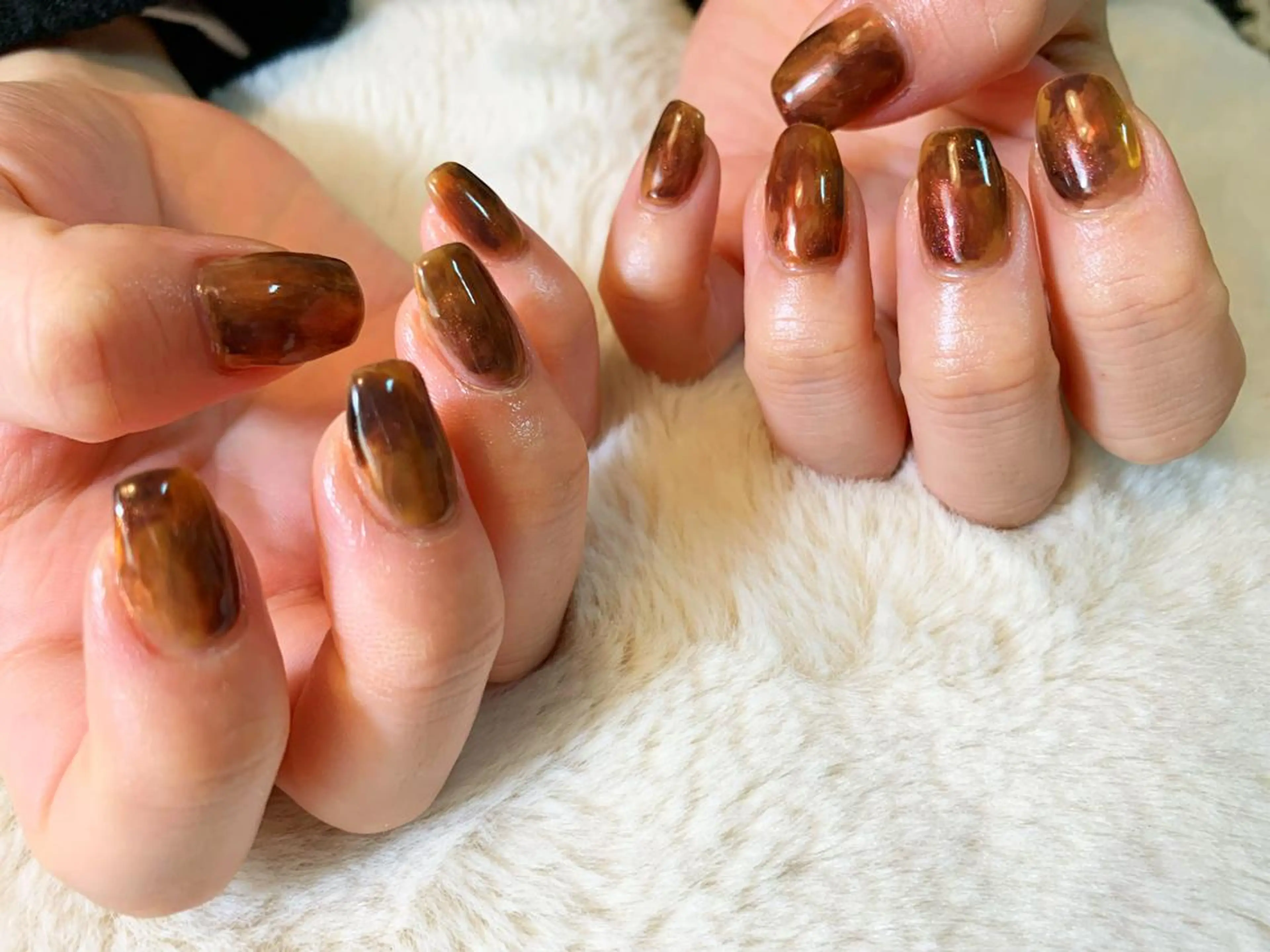 ネイル ニュアンスネイル ハンドネイル フットネイル GéRanium Harukaのネイルデザイン