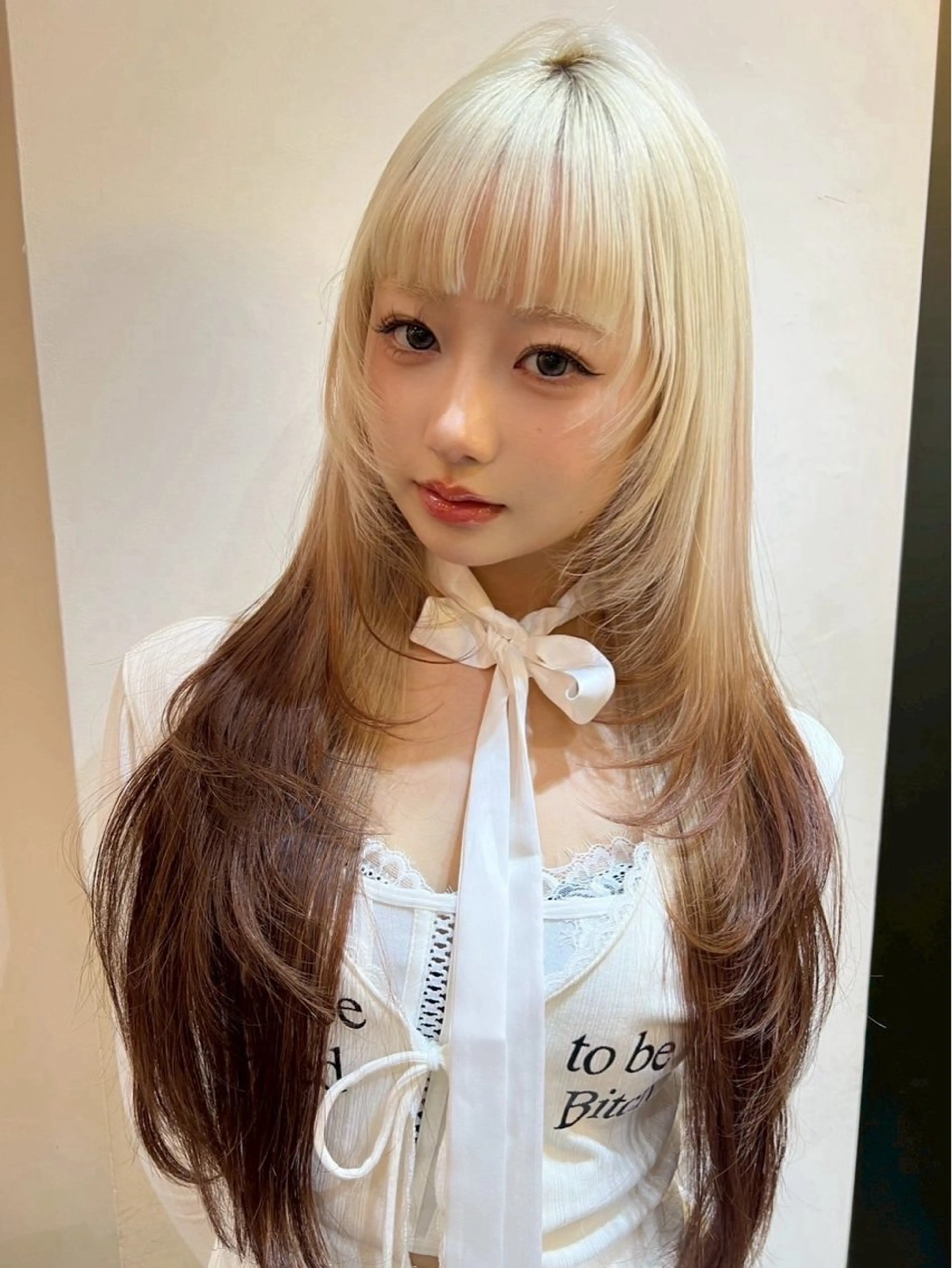 ロング カラー 🍒無料ボブカット/ moe🍒のヘアスタイル