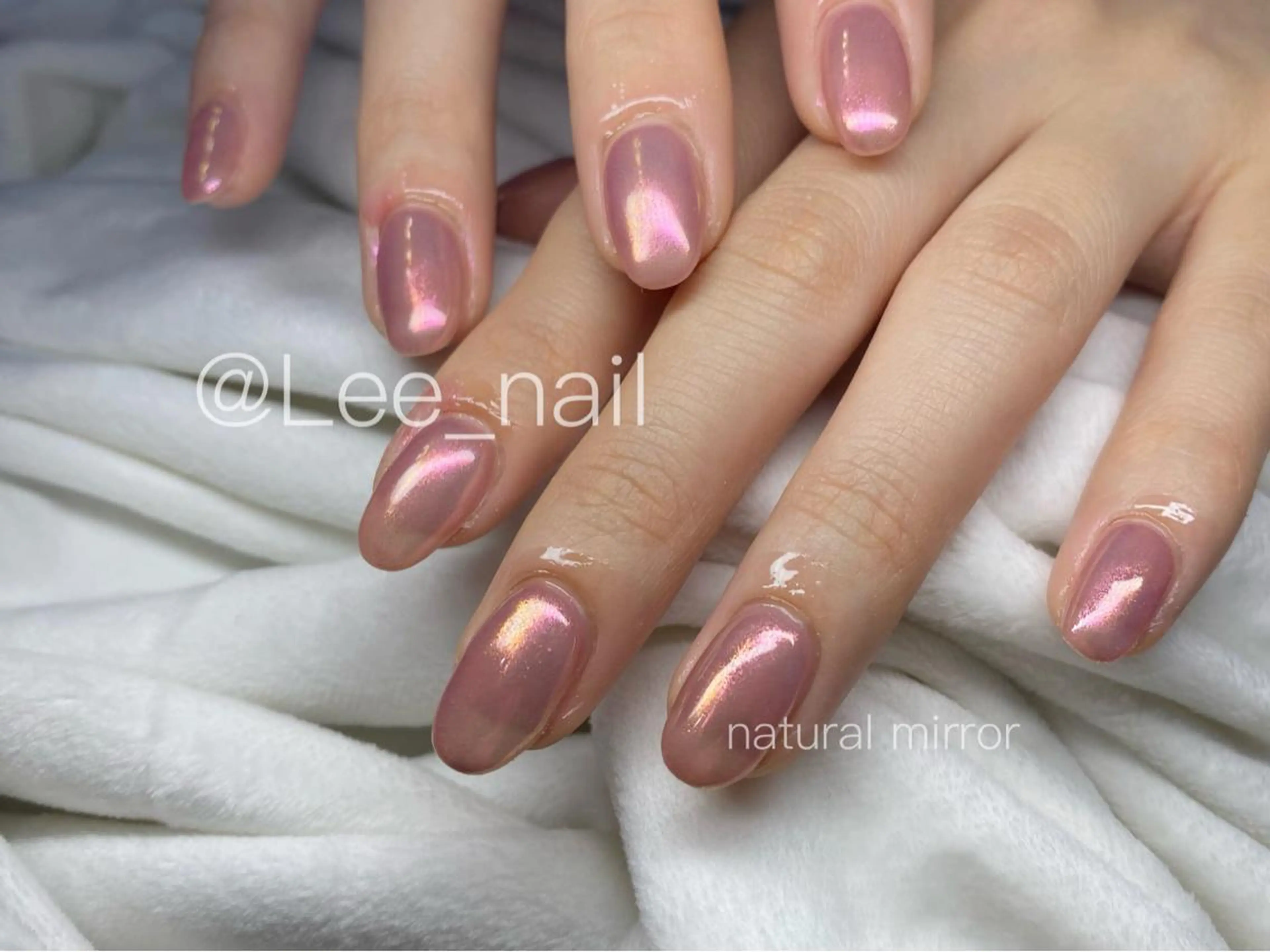 ネイル ミラーネイル ハンドネイル Lee_ nailのネイルデザイン