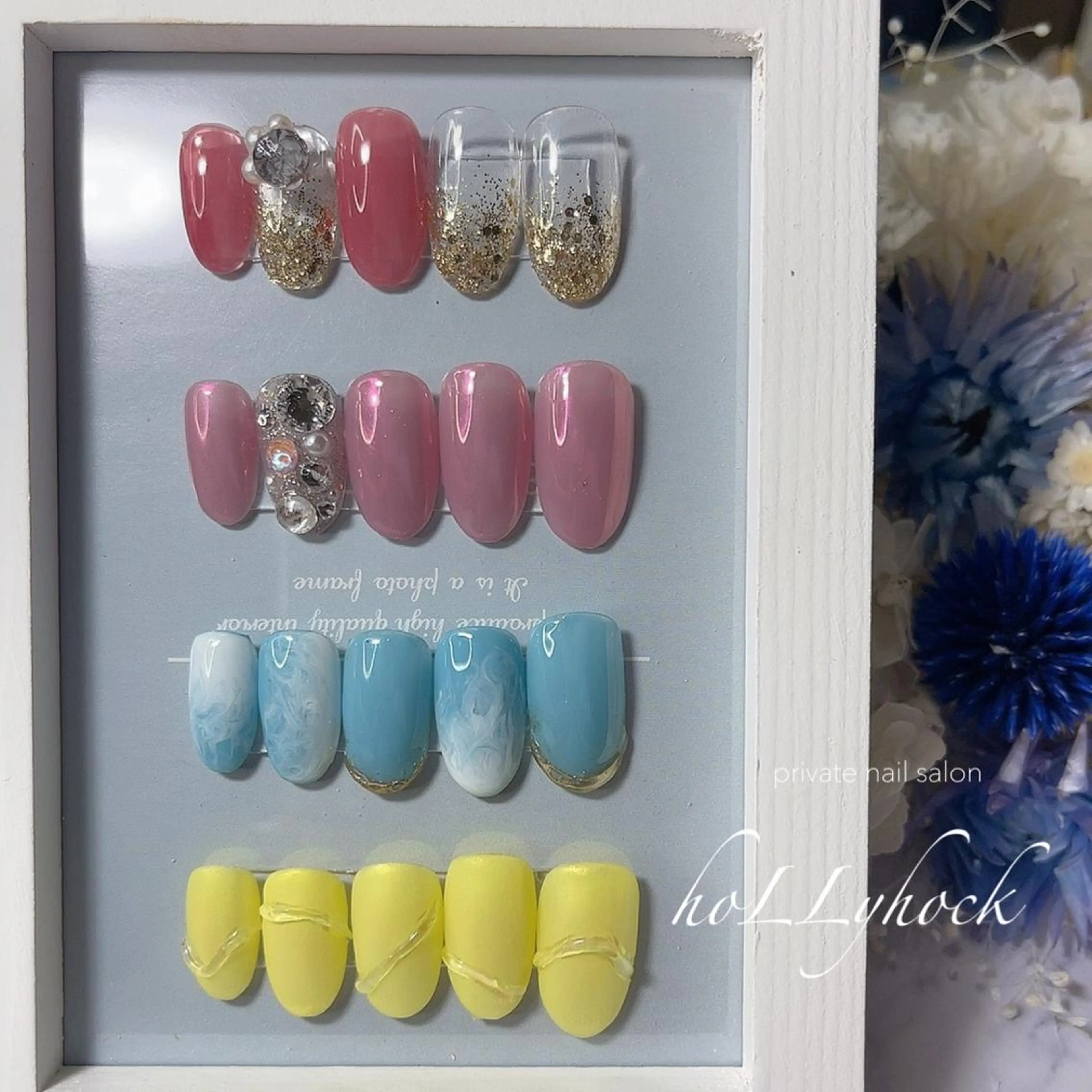 ネイル nail salon hoLLyhockのネイルデザイン