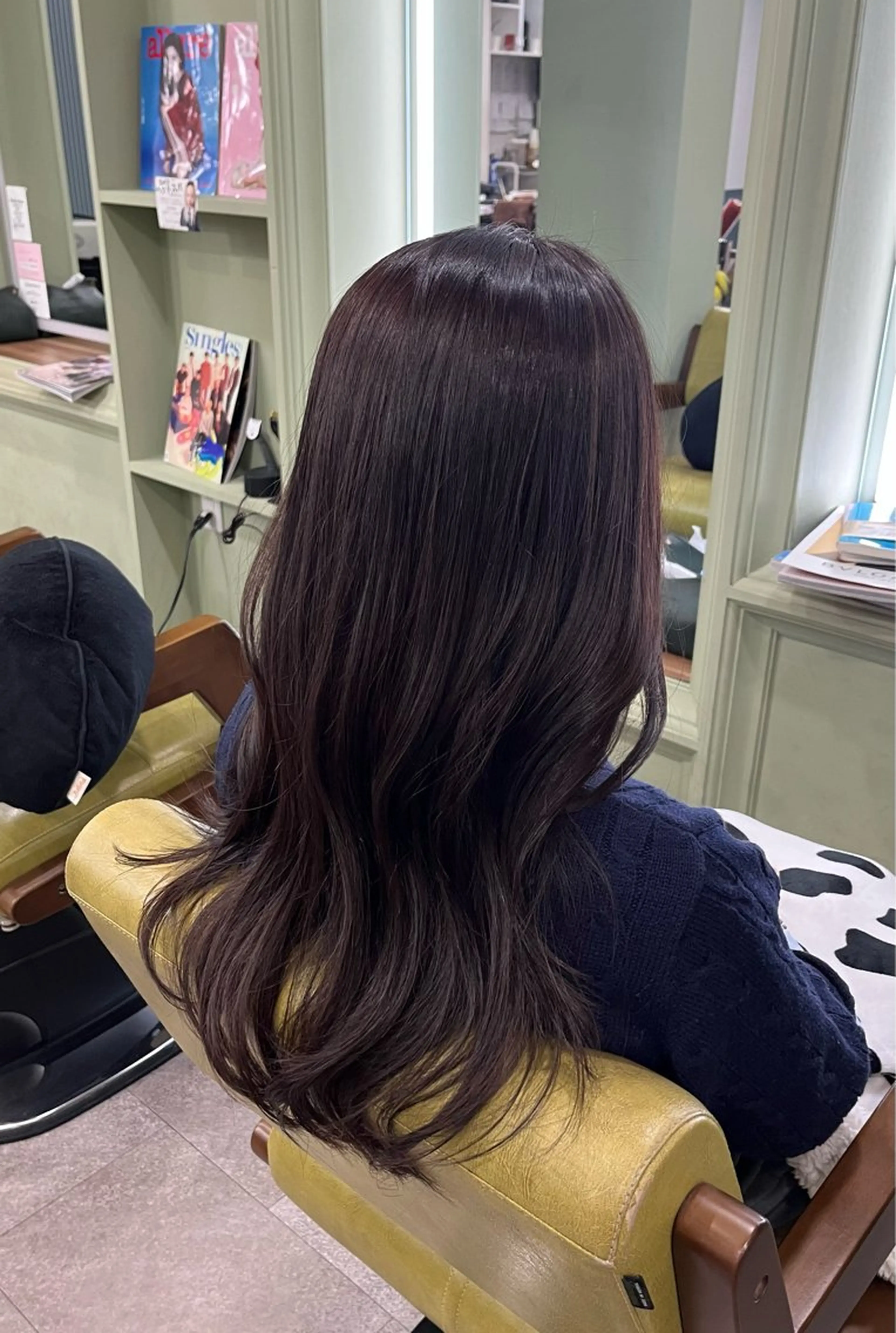 カラー AYANE ◝✩韓国ヘアのヘアスタイル